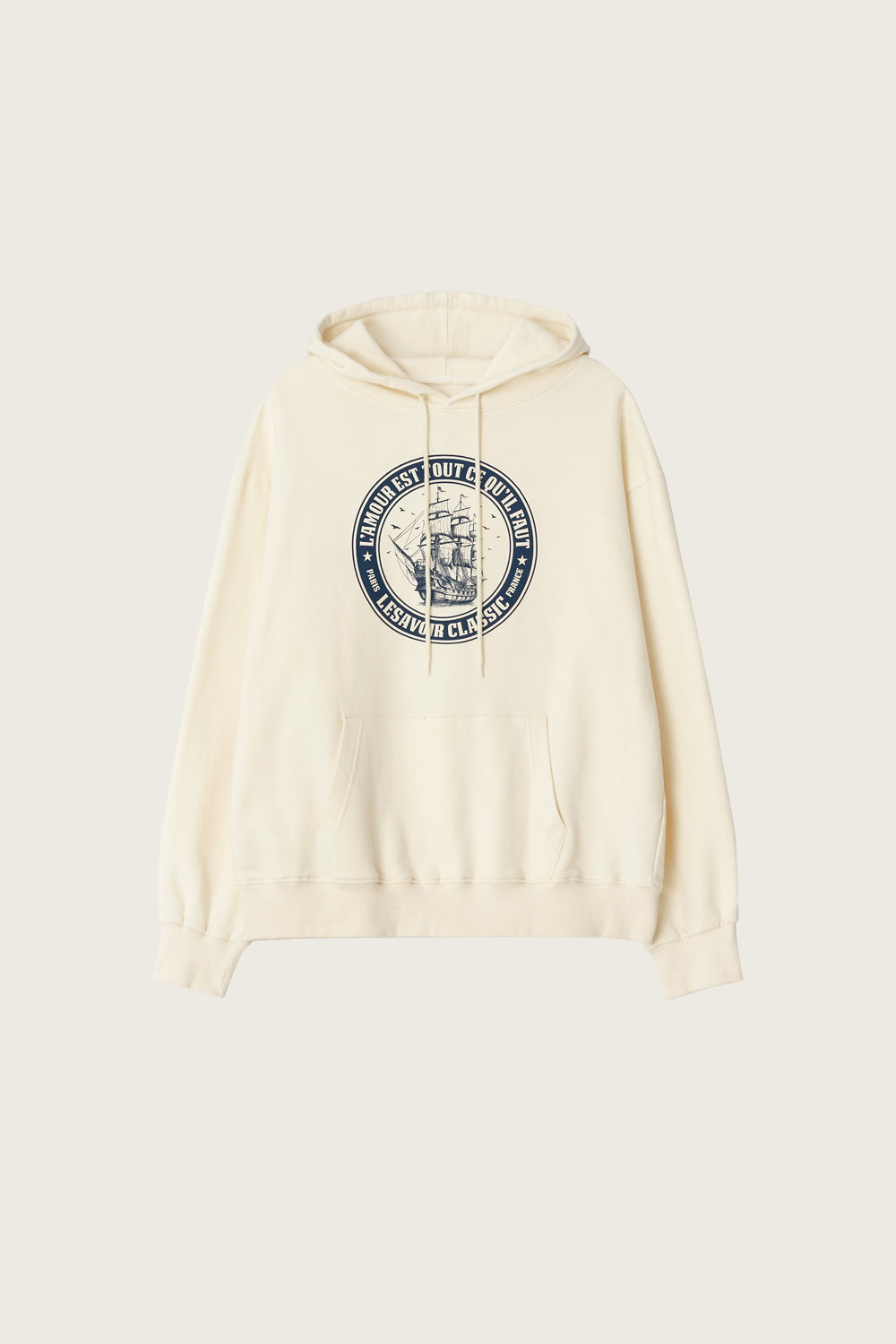 HOOD SWEATSHIRT_IVORY (M)