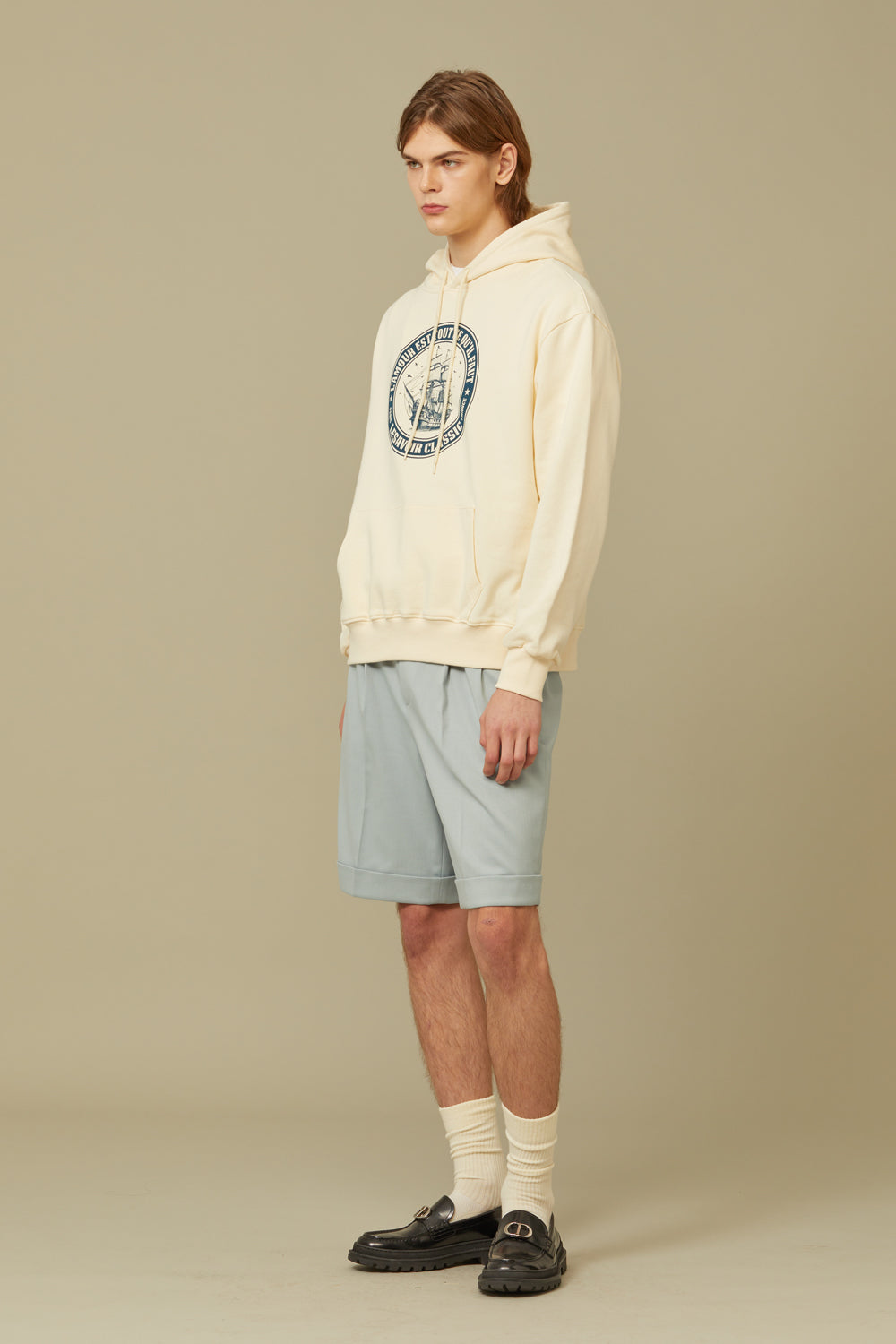 HOOD SWEATSHIRT_IVORY (M)