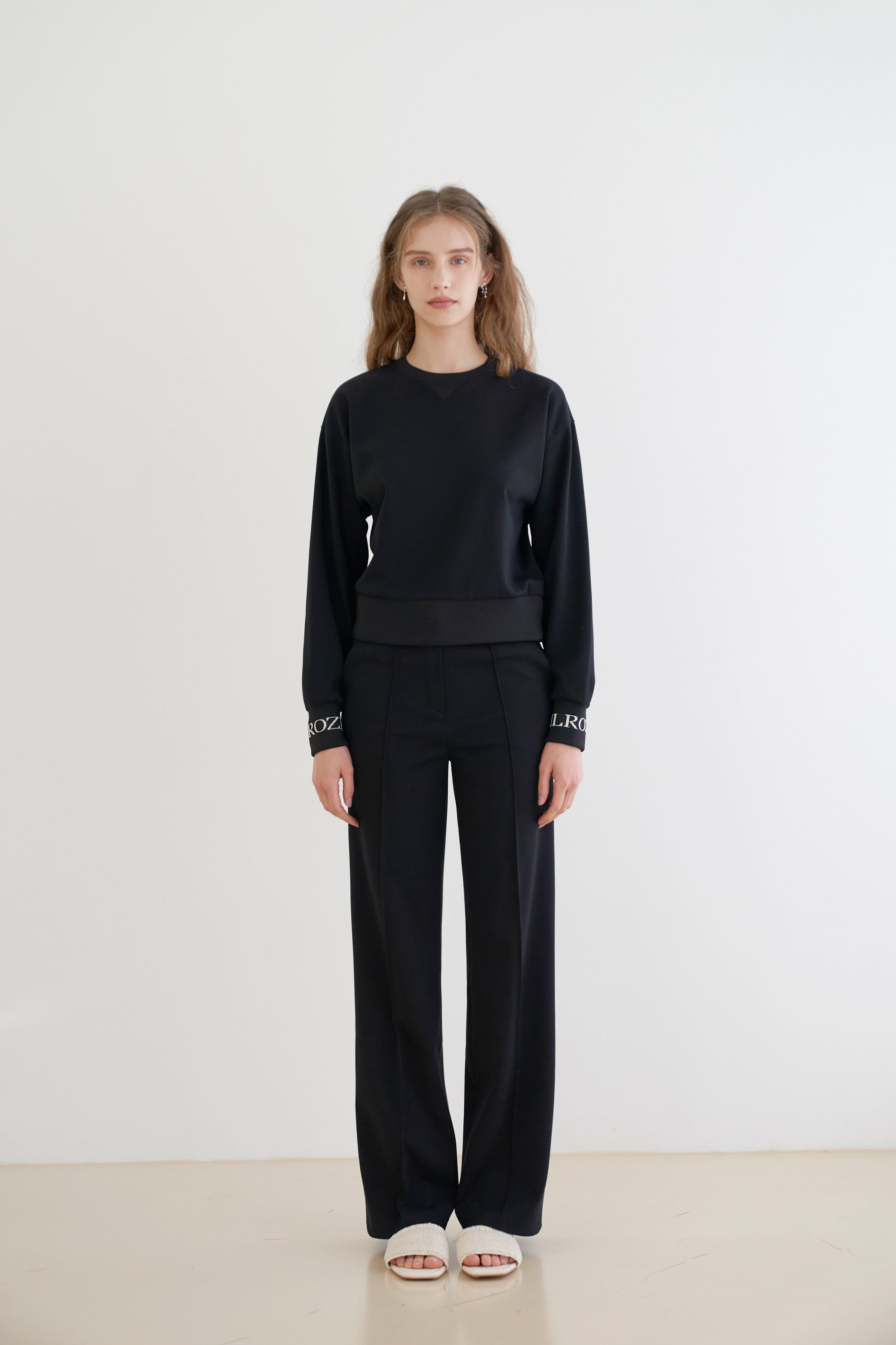 JACQUARD SWEATSHIRT_BLACK