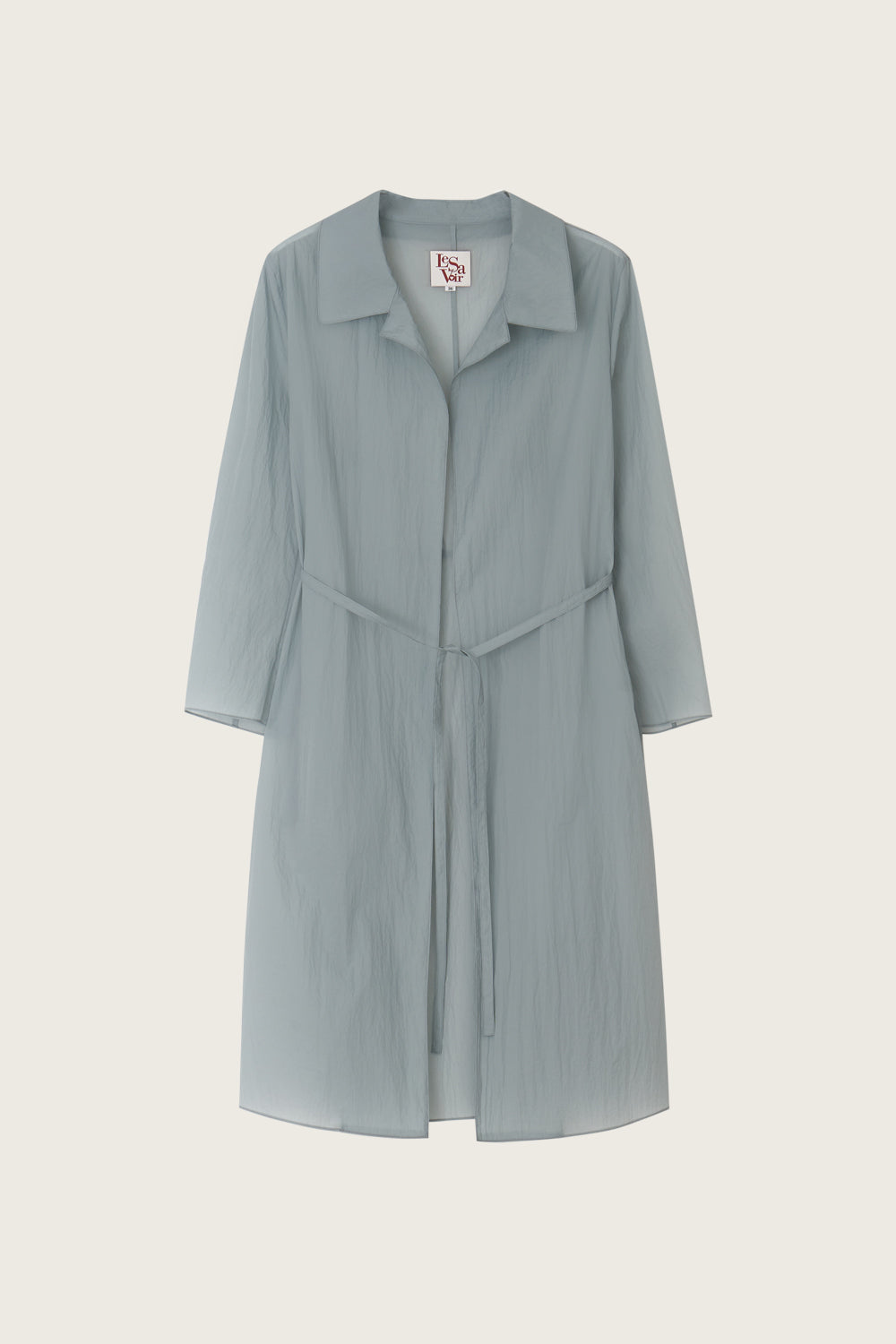 LESAVOIR, VESTE TRENCH COUPE-VENT_GRIS