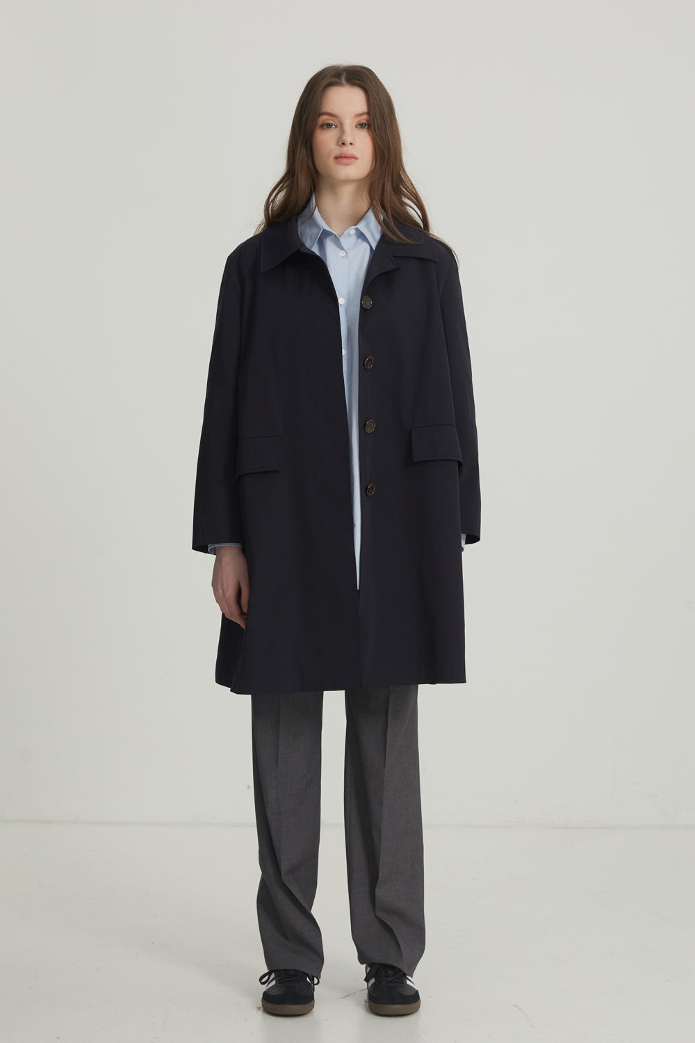 OVERSIZE BALMACAAN COAT_NAVY