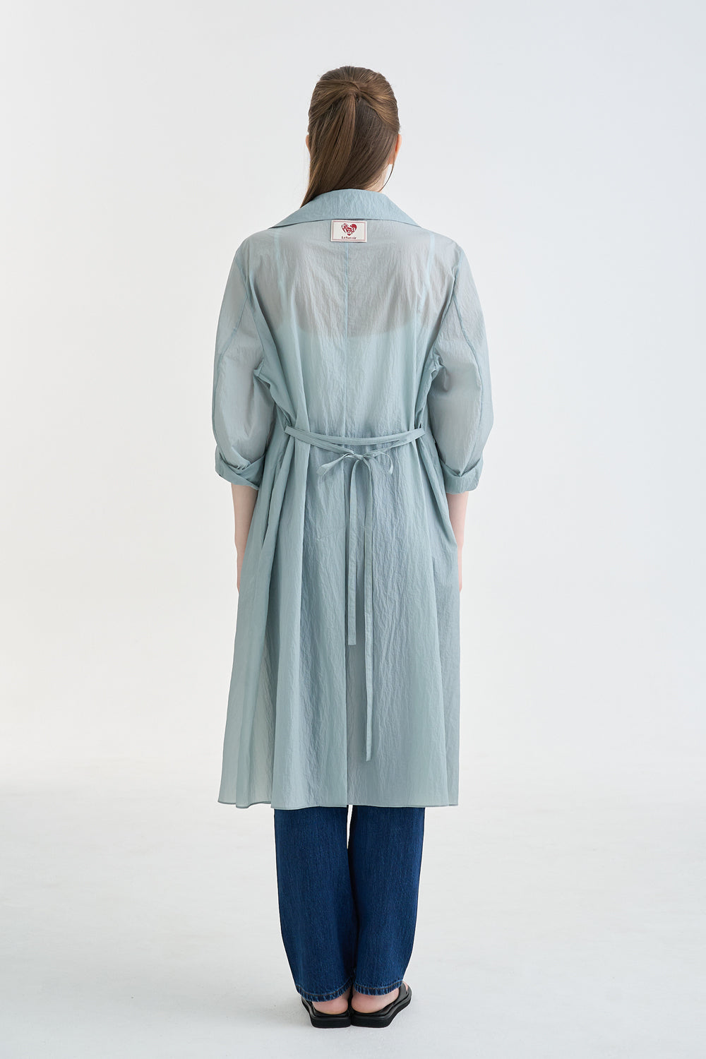 LESAVOIR, VESTE TRENCH COUPE-VENT_GRIS