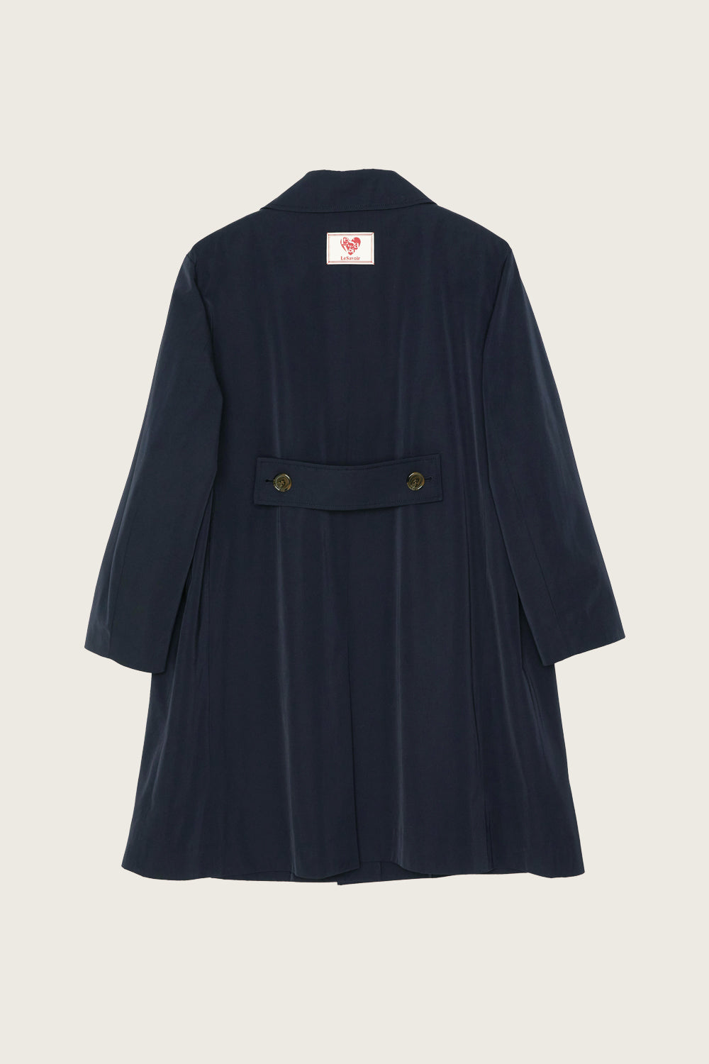 LESAVOIR, MANTEAU OVERSIZE BALMACAAN_BLEU MARINE