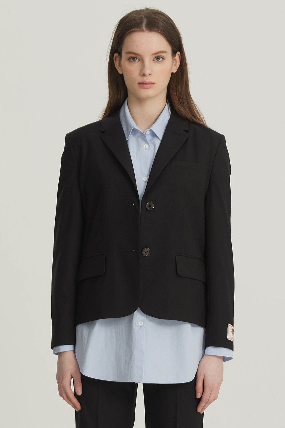 TAILORED SUIT JACKET_BLACK