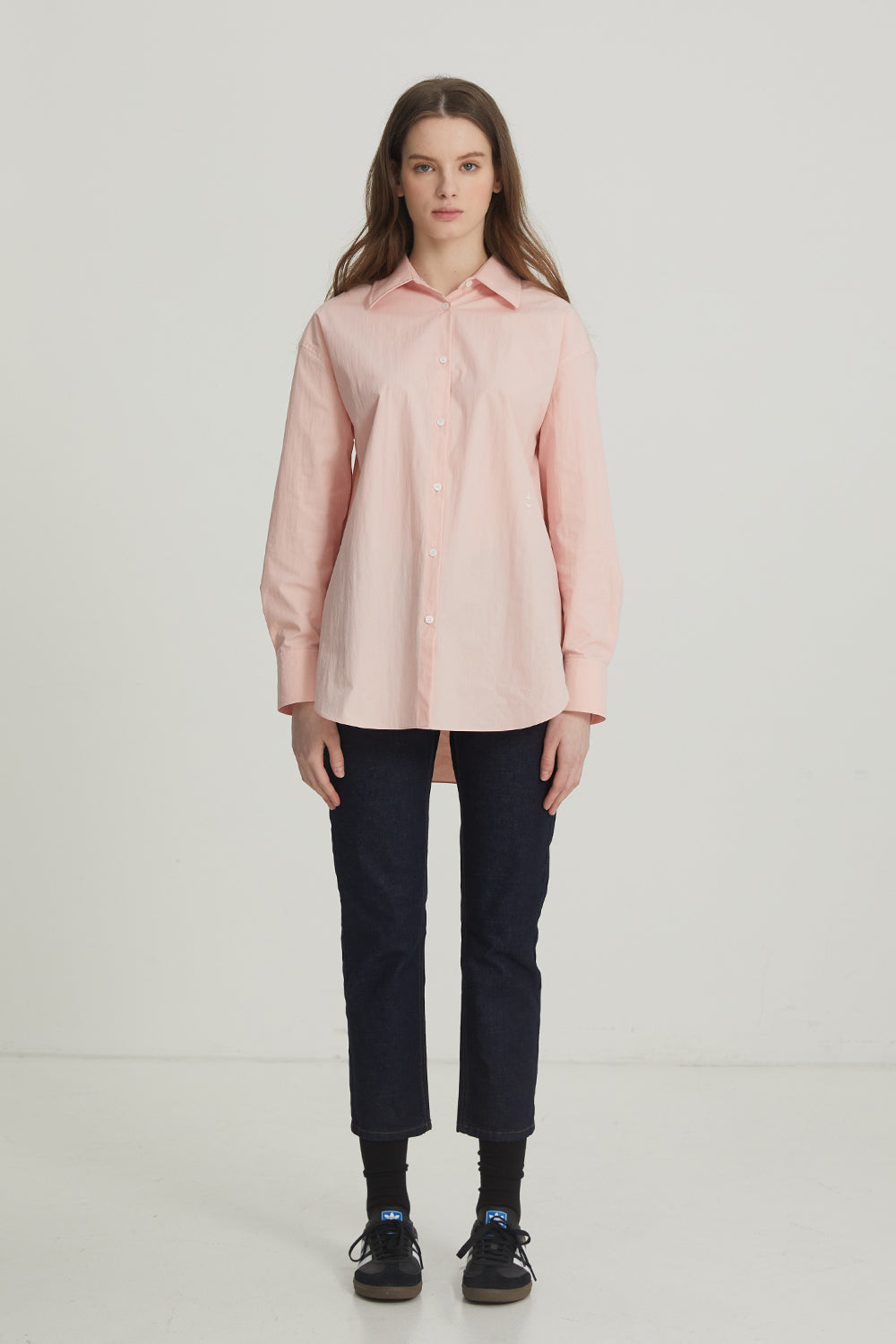 LESAVOIR, CHEMISE EN COTON SIGNATURE_ROSE