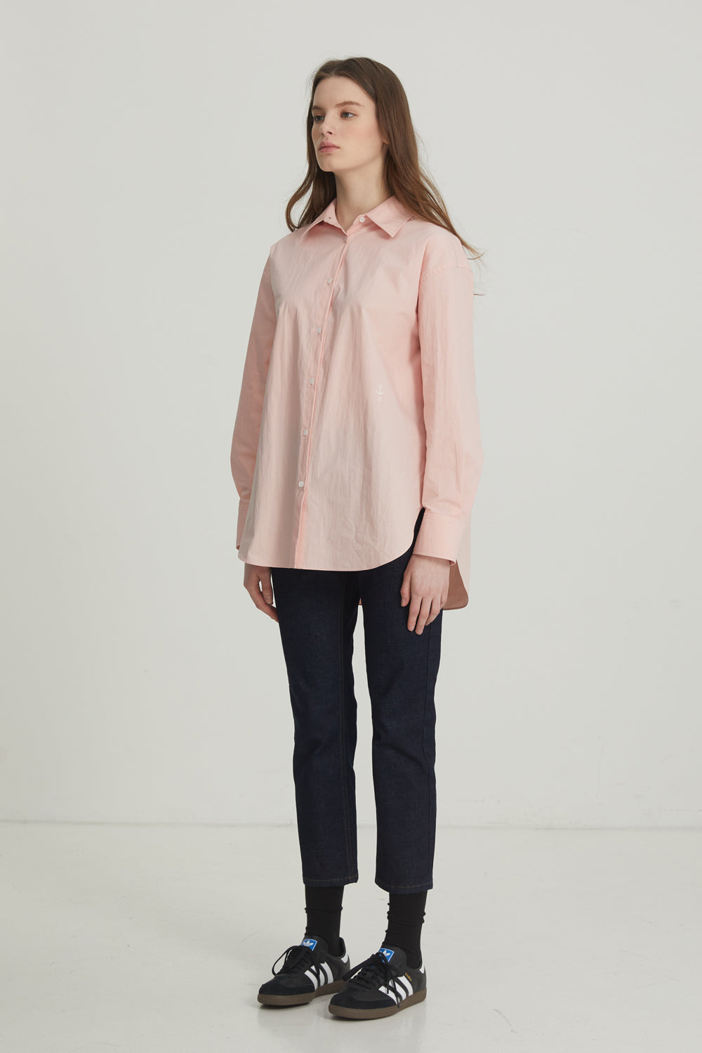 SIGNATURE COTTON SHIRT_PINK