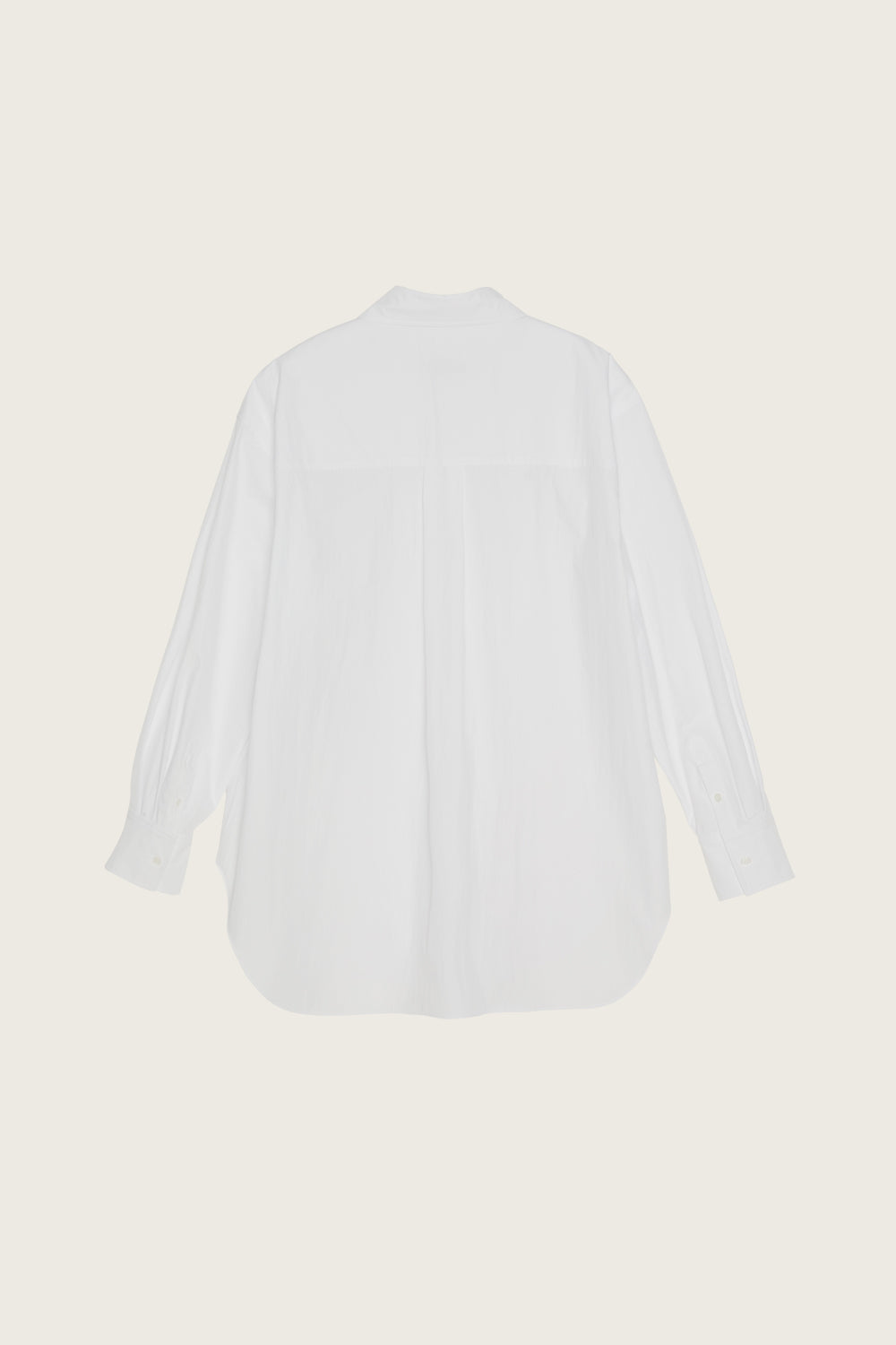 LESAVOIR, CHEMISE EN COTON SIGNATURE_BLANC