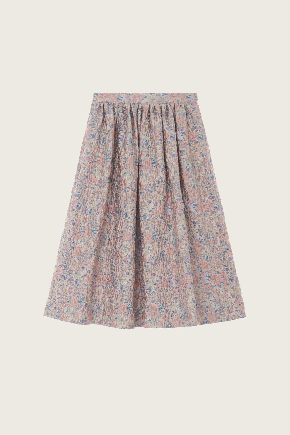 JACQUARD FULL SKIRT_PINK