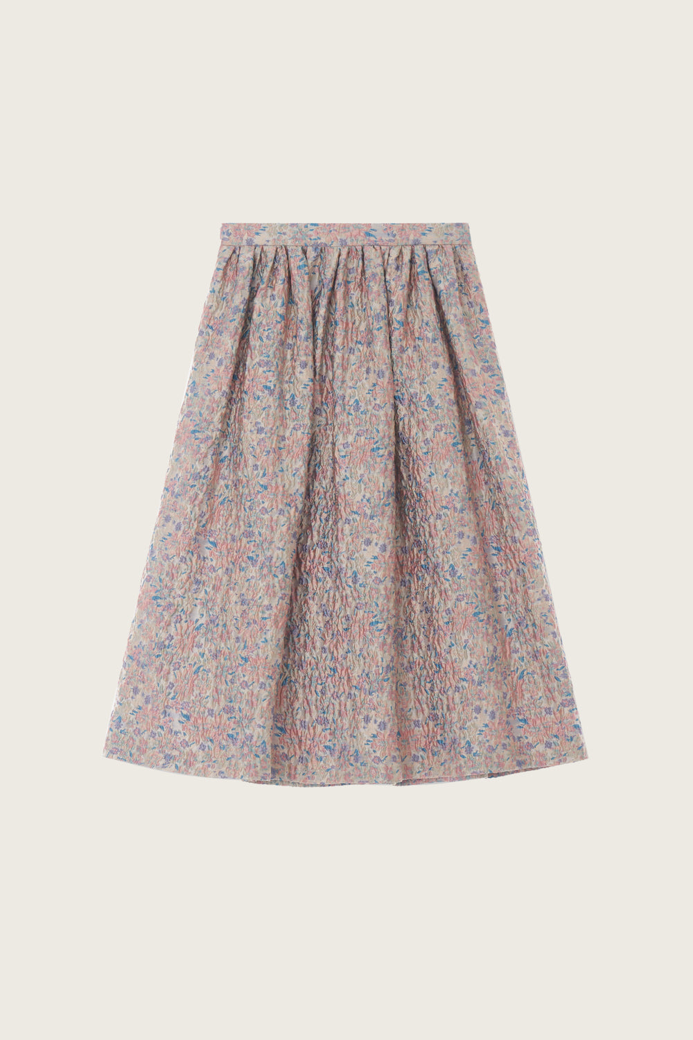 JACQUARD FULL SKIRT_PINK