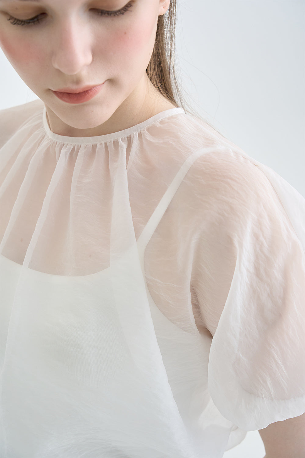 LAYERED SHEER TOP_WHITE