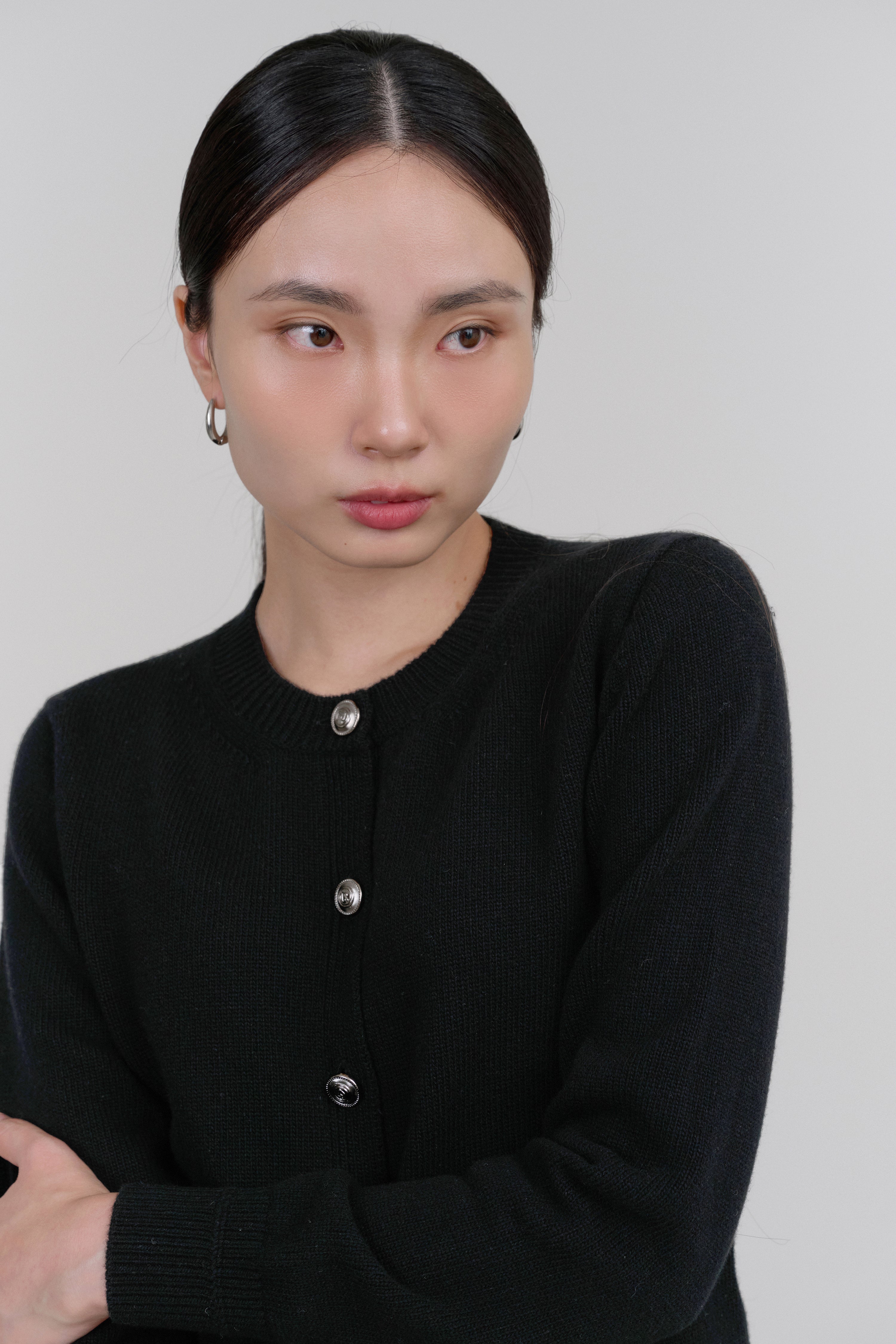 RB CASHMERE CARDIGAN_BLACK