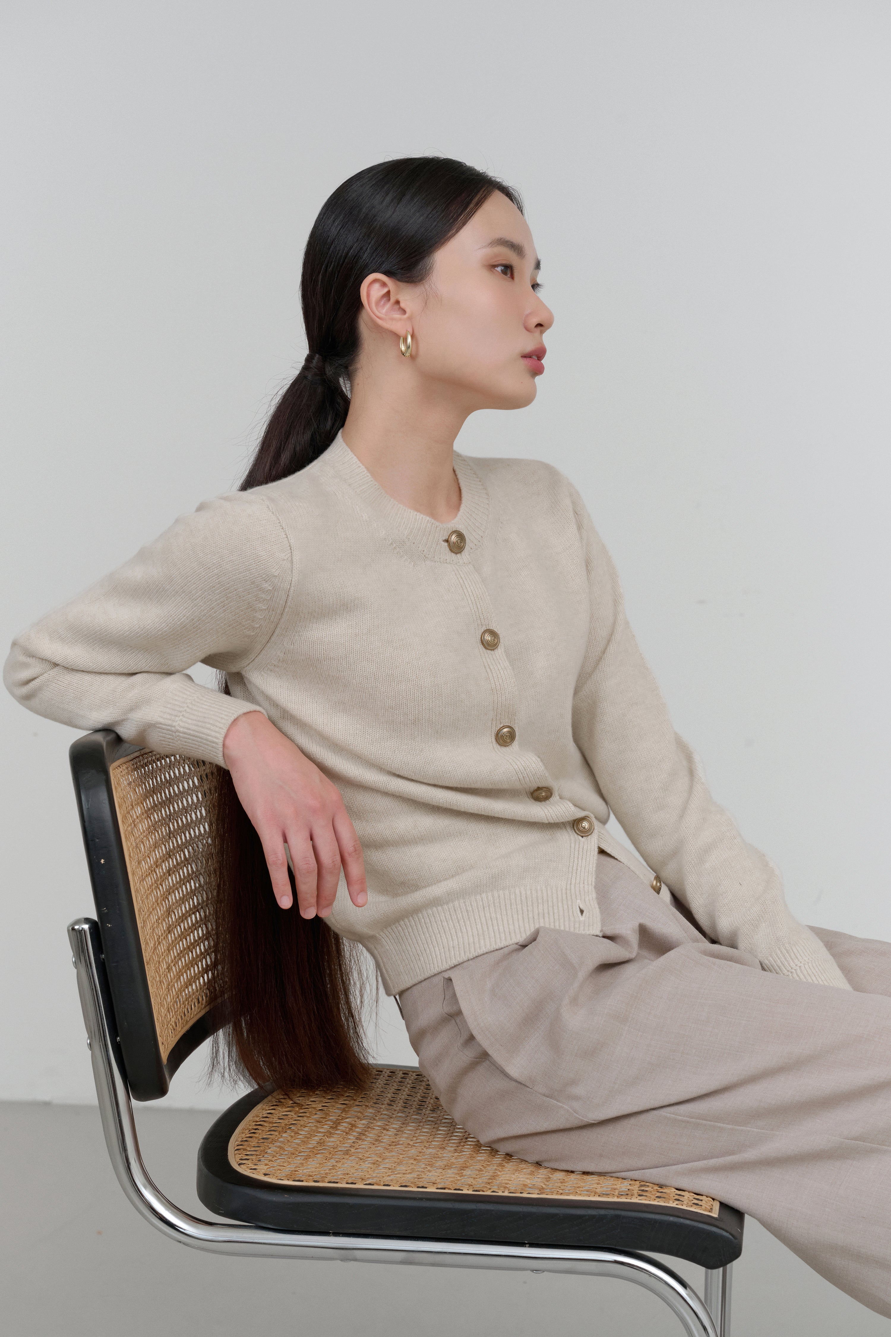 RB CASHMERE CARDIGAN_IVORY