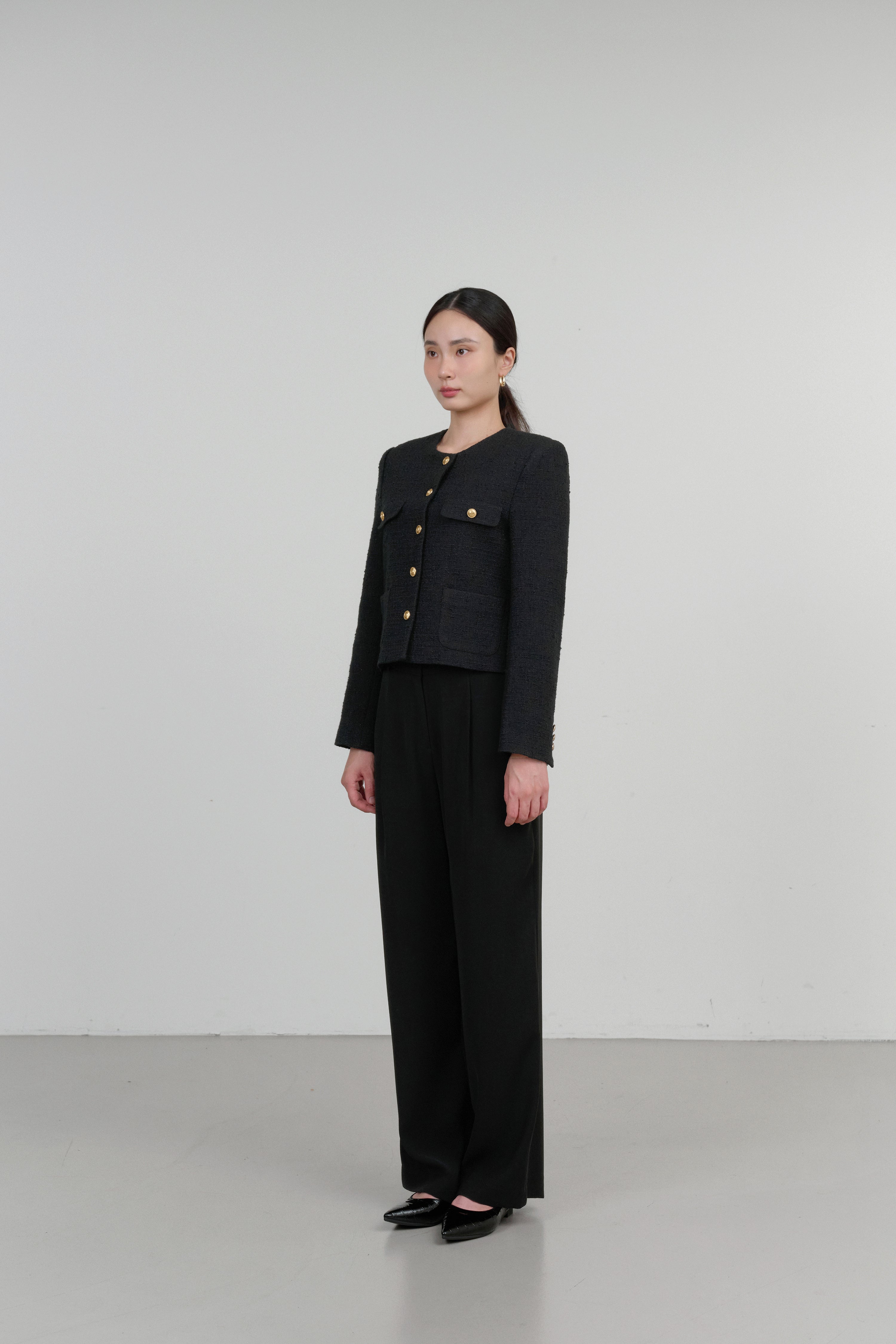 VESTE EN TWEED GB_OR