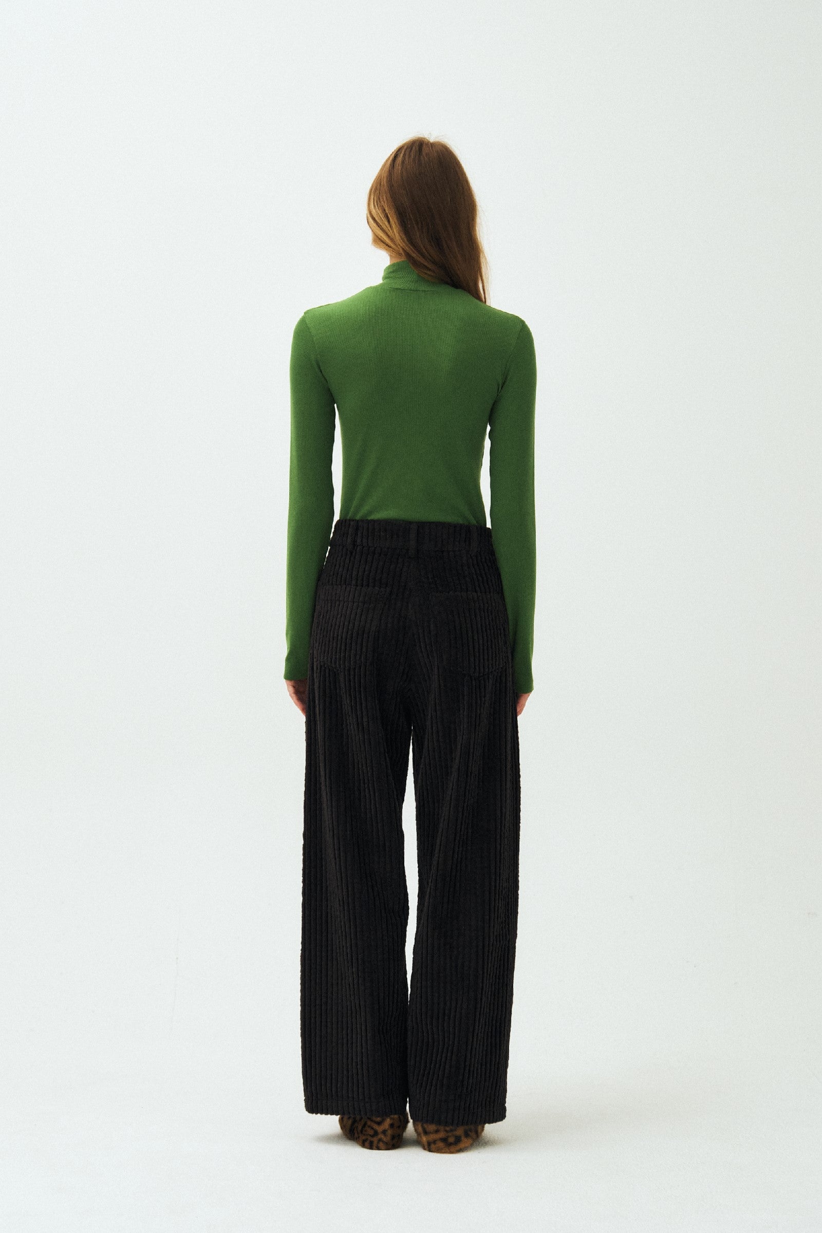 HEAVY WIDE CORDUROY PANTS_BLACK