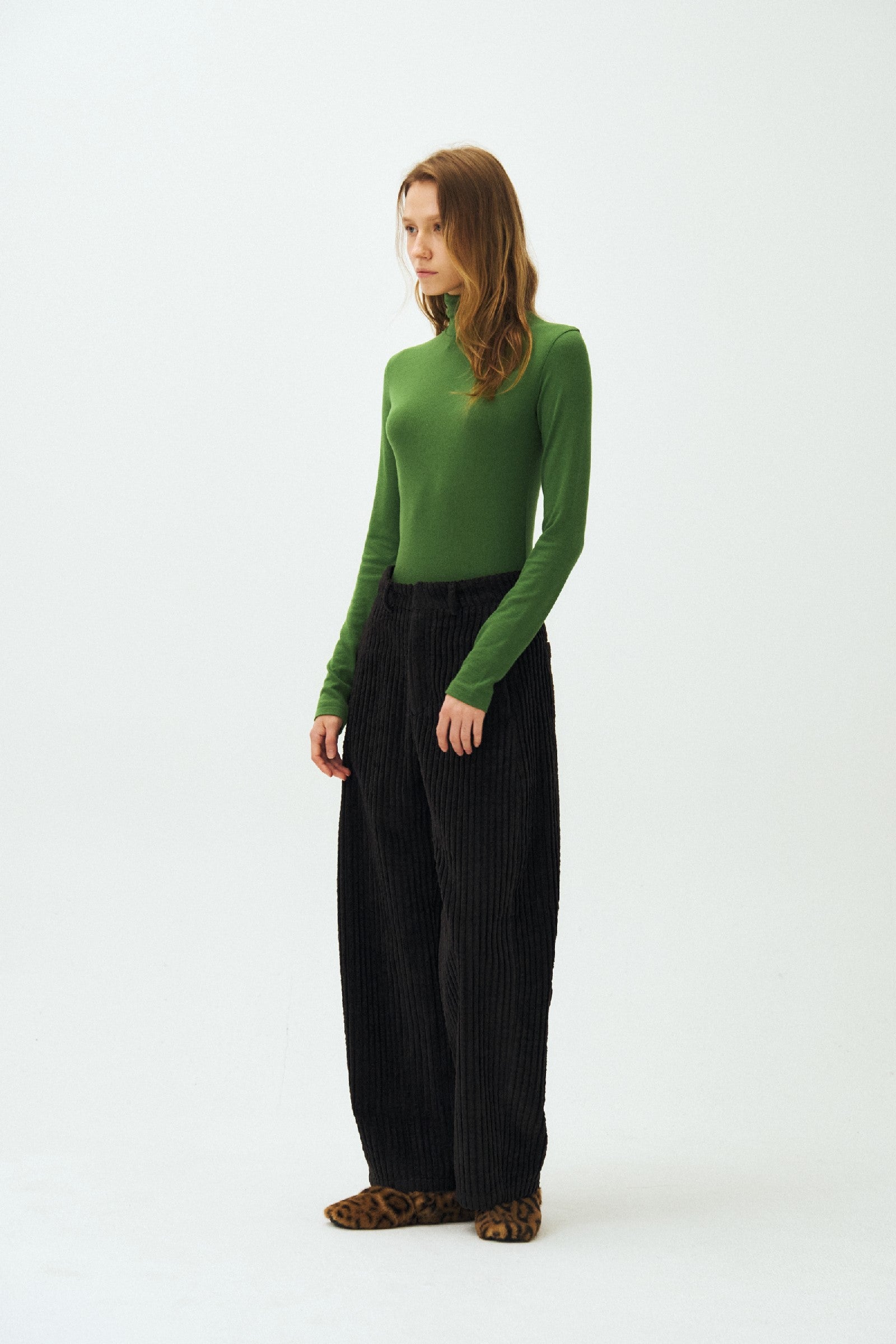 HEAVY WIDE CORDUROY PANTS_BLACK