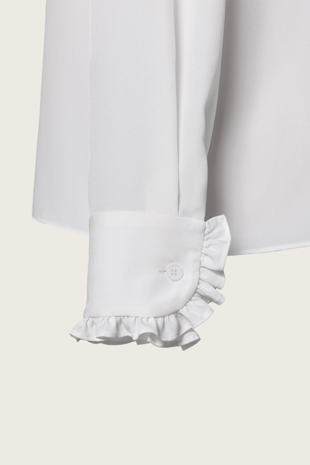 RUFFLE BLOUSE_WHITE