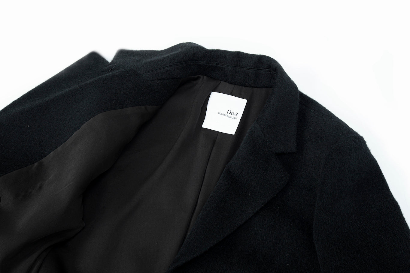 OCTOBER SECOND, MANTEAU BOX CLASSIQUE_NOIR