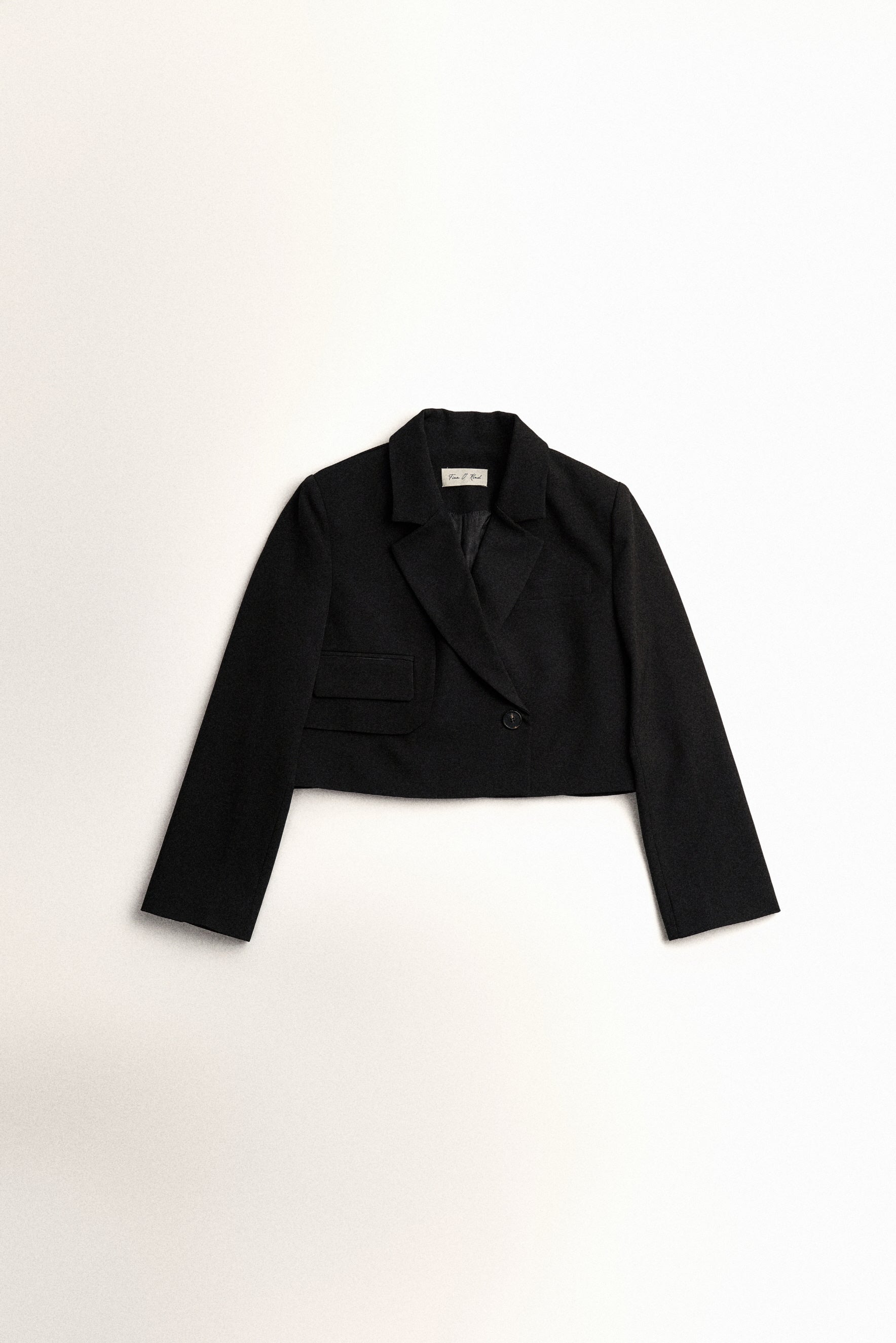 CROPPED LAYERED JACKET_BLACK