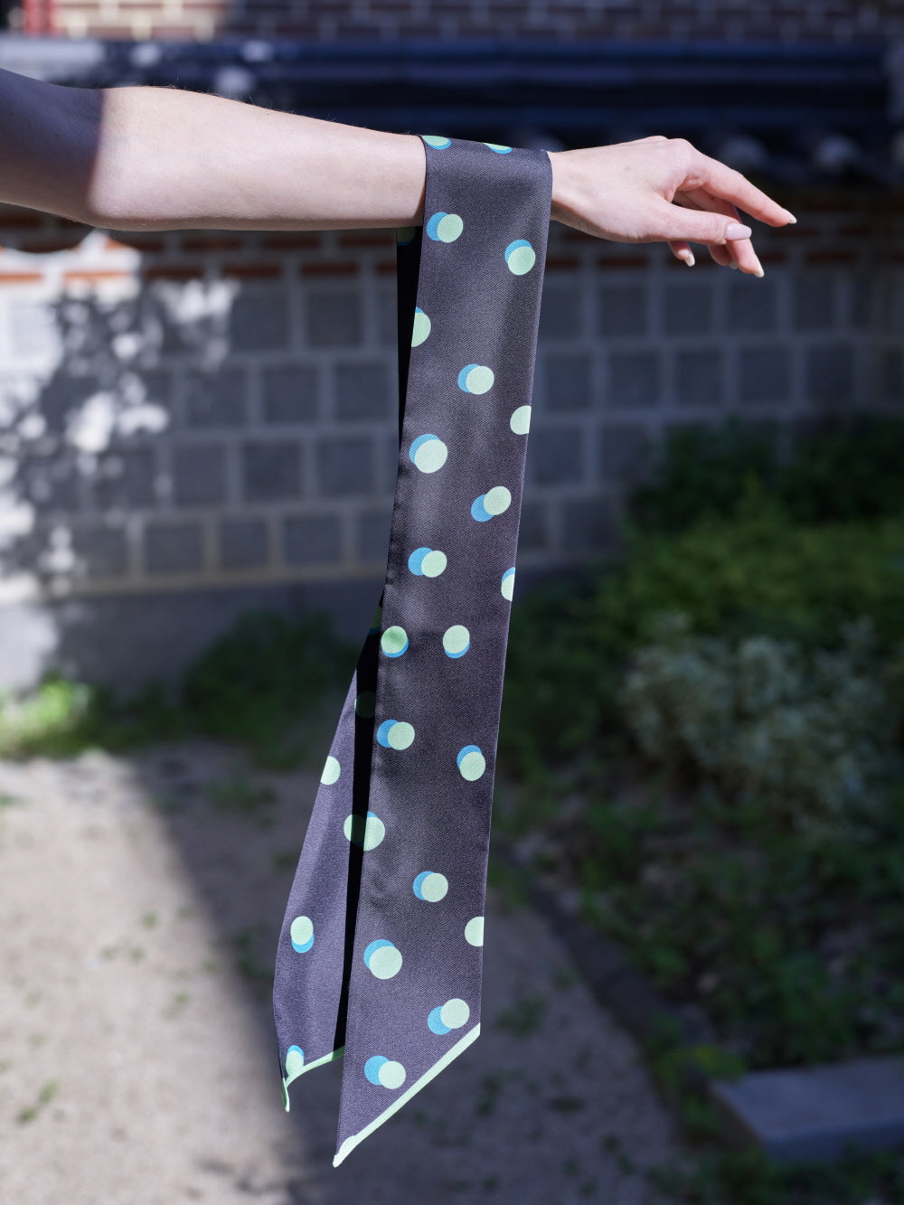 DOT TWILLIE SILK SCARF