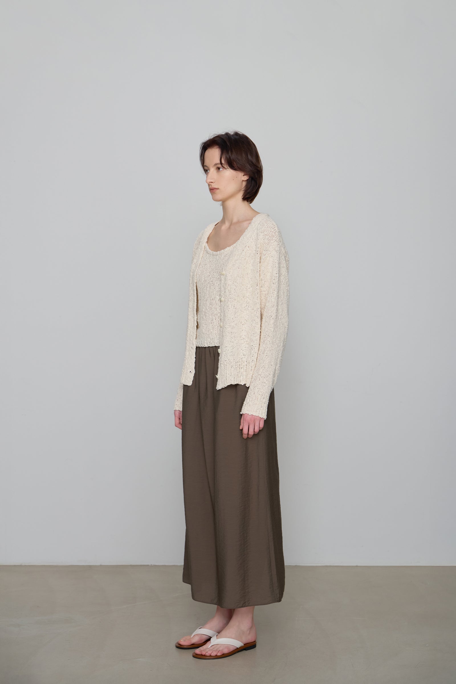 JUPE LONGUE TRANSPARENTE_MARRON