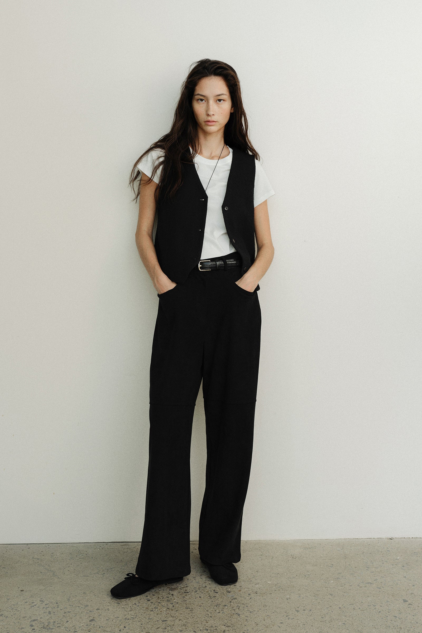 PANTALON EN SUÉDINE ANDY_NOIR