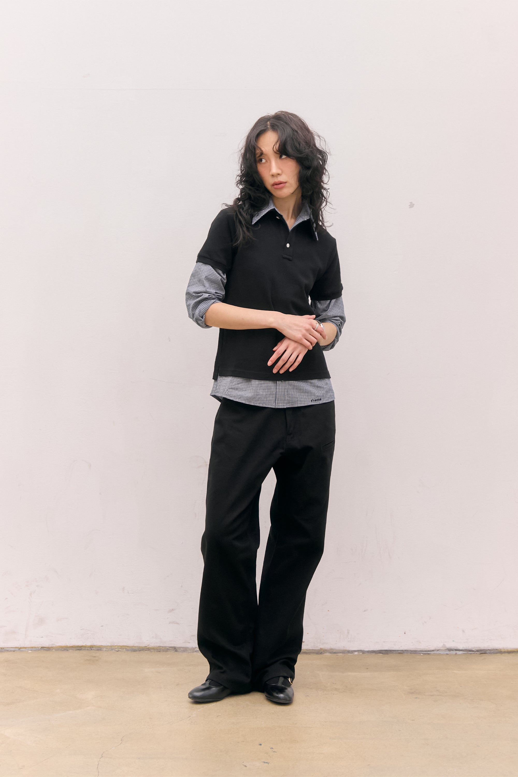 POLO EN COTON PK_NOIR