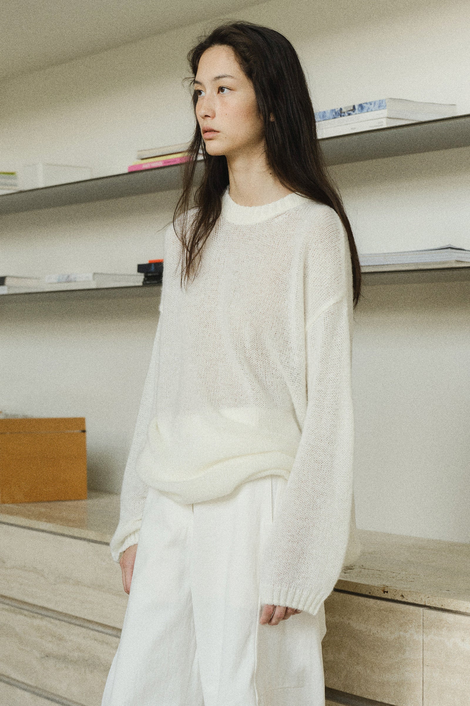 POND MOHAIR KNIT_IVORY