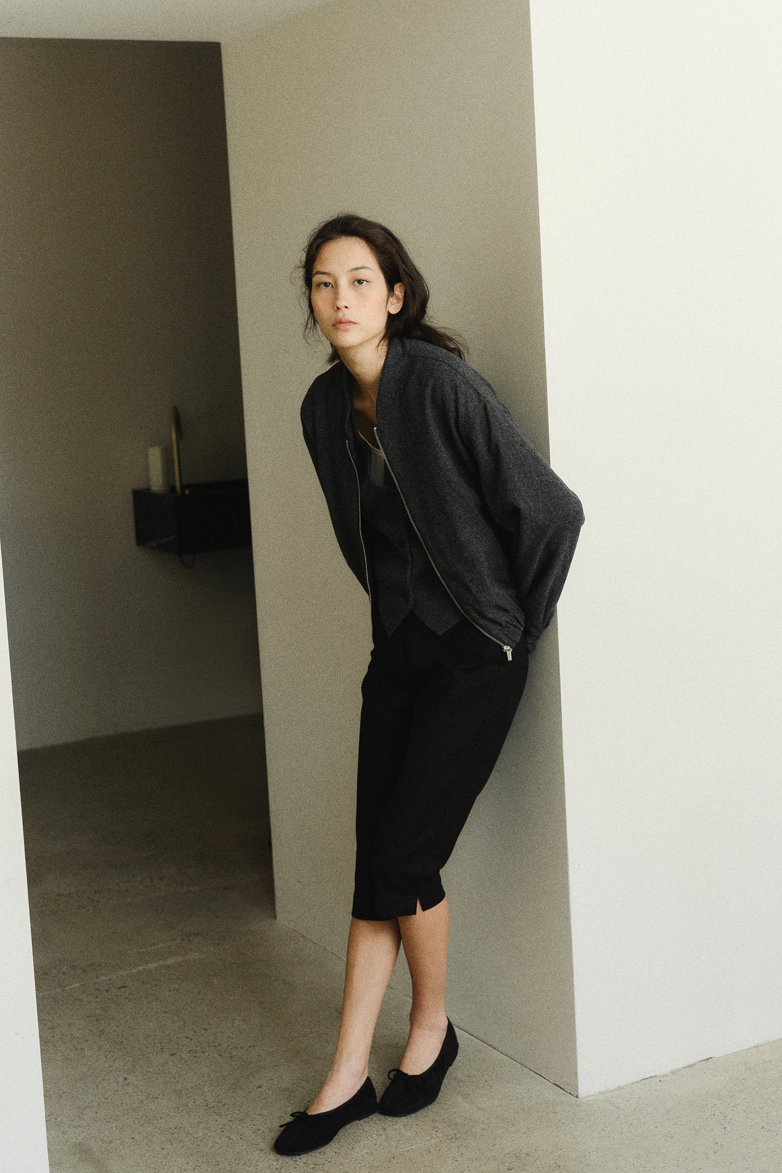 BLOUSON EN ANGORA CARSON_CHARBON