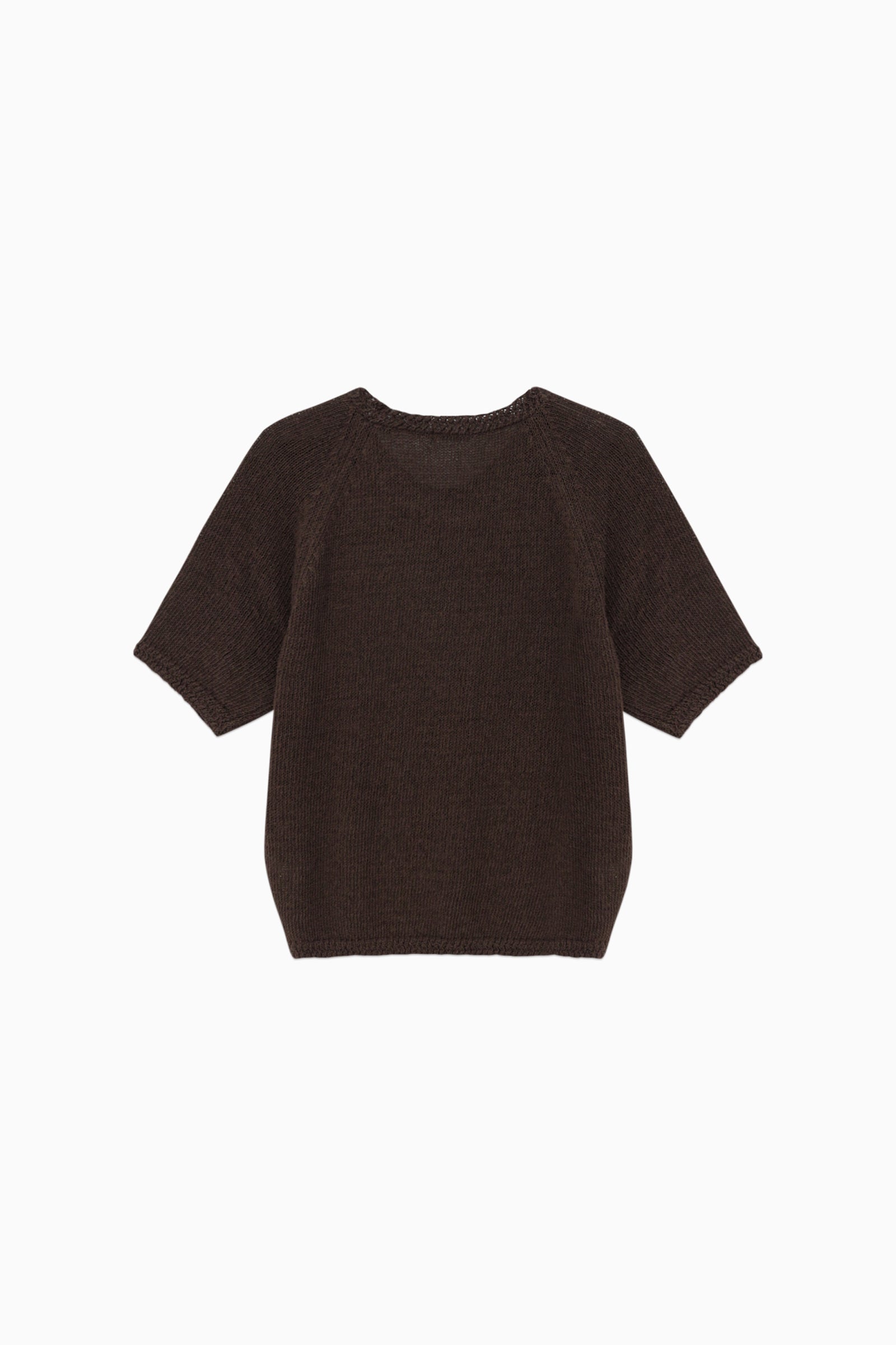 HARRIETTE KNIT TOP_MARRON