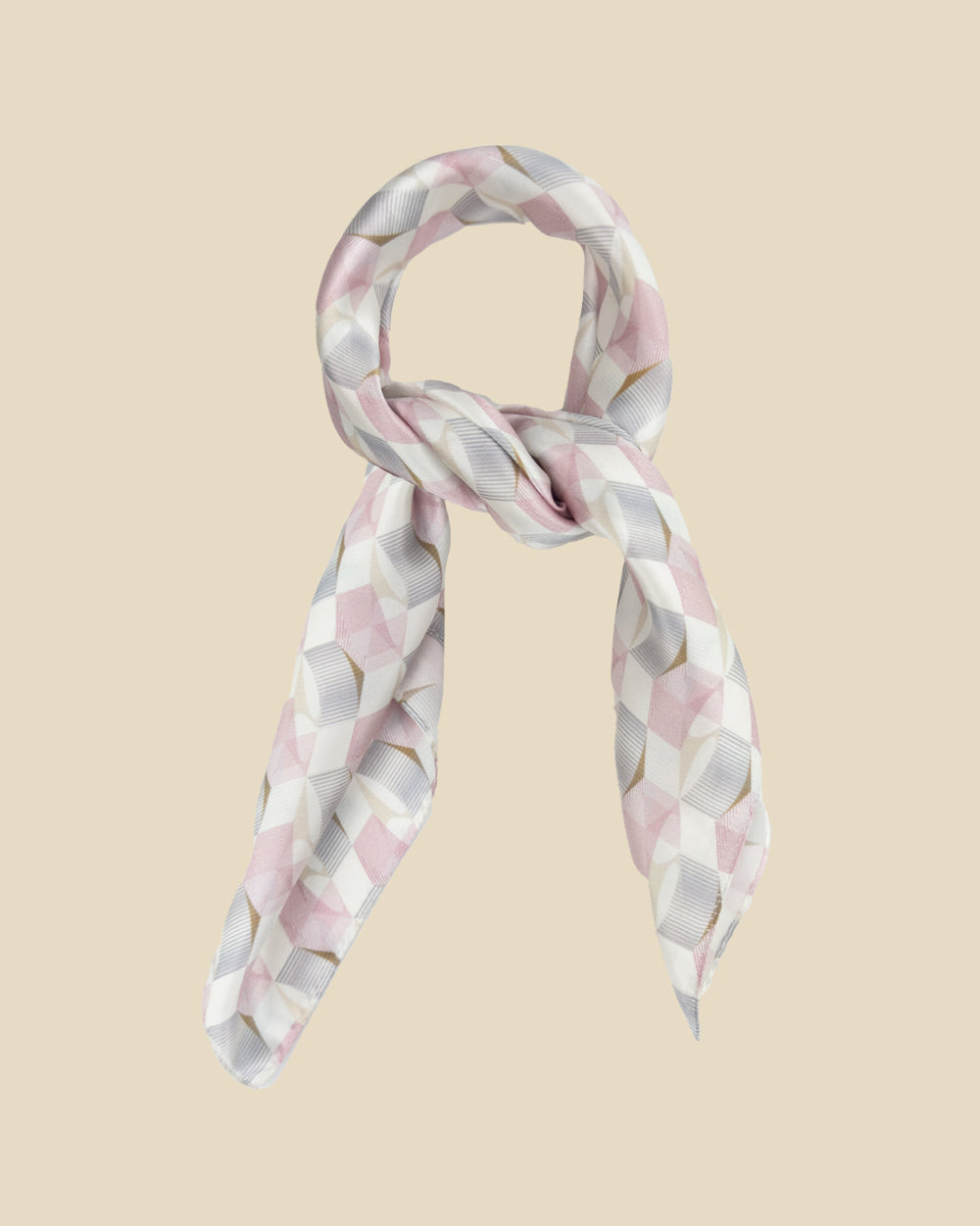 PINK ILLUSION SILK SCARF_PINK