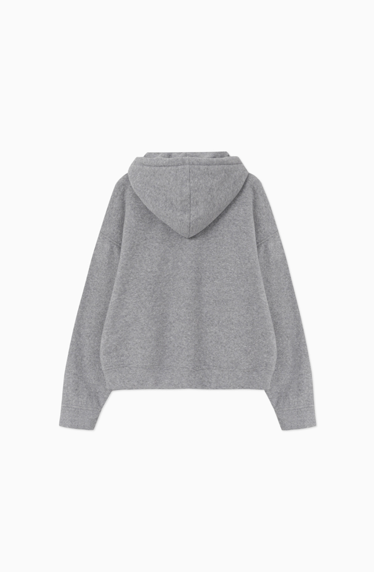 TERRY HALF ZIP-UP_GREY