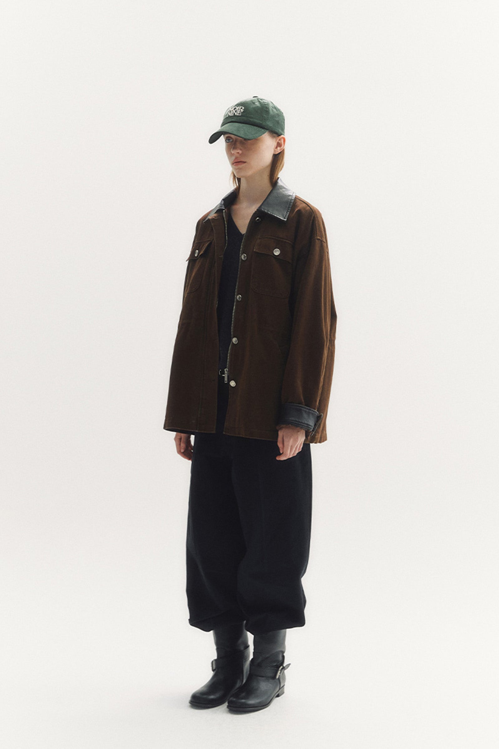 VINTAGE HALF WORK JACKET_BROWN