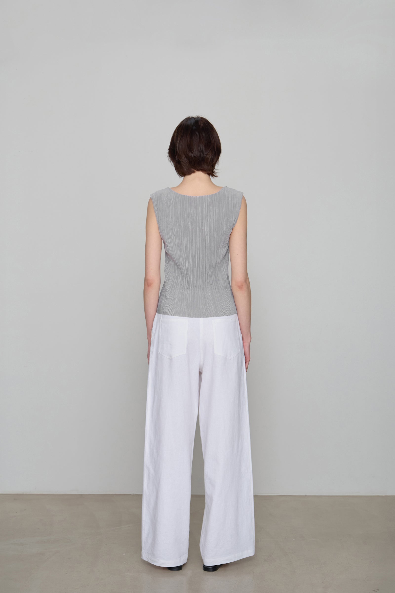 PANTALON LARGE EN LIN_BLANC