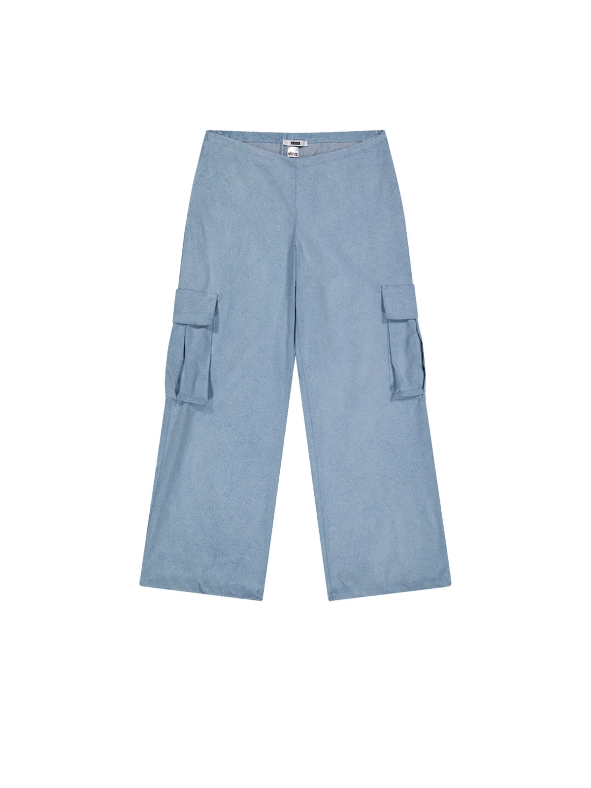 Paisley Corduroy Pants_Skyblue