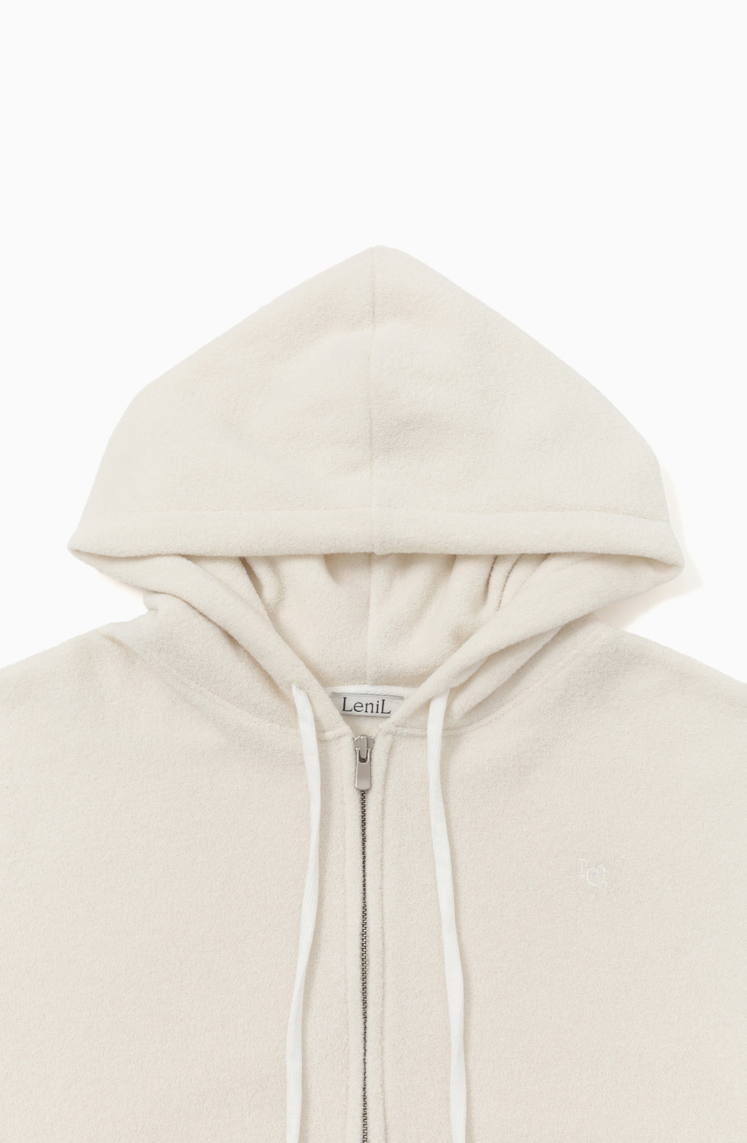 TERRY HALF ZIP-UP_IVORY