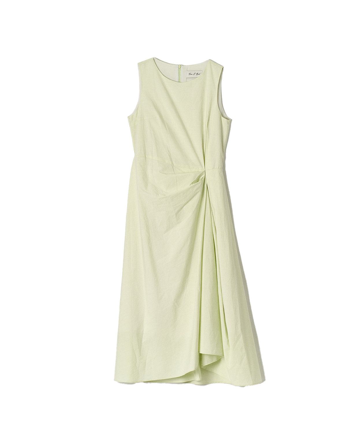 DRAPE DRESS_LIGHT GREEN