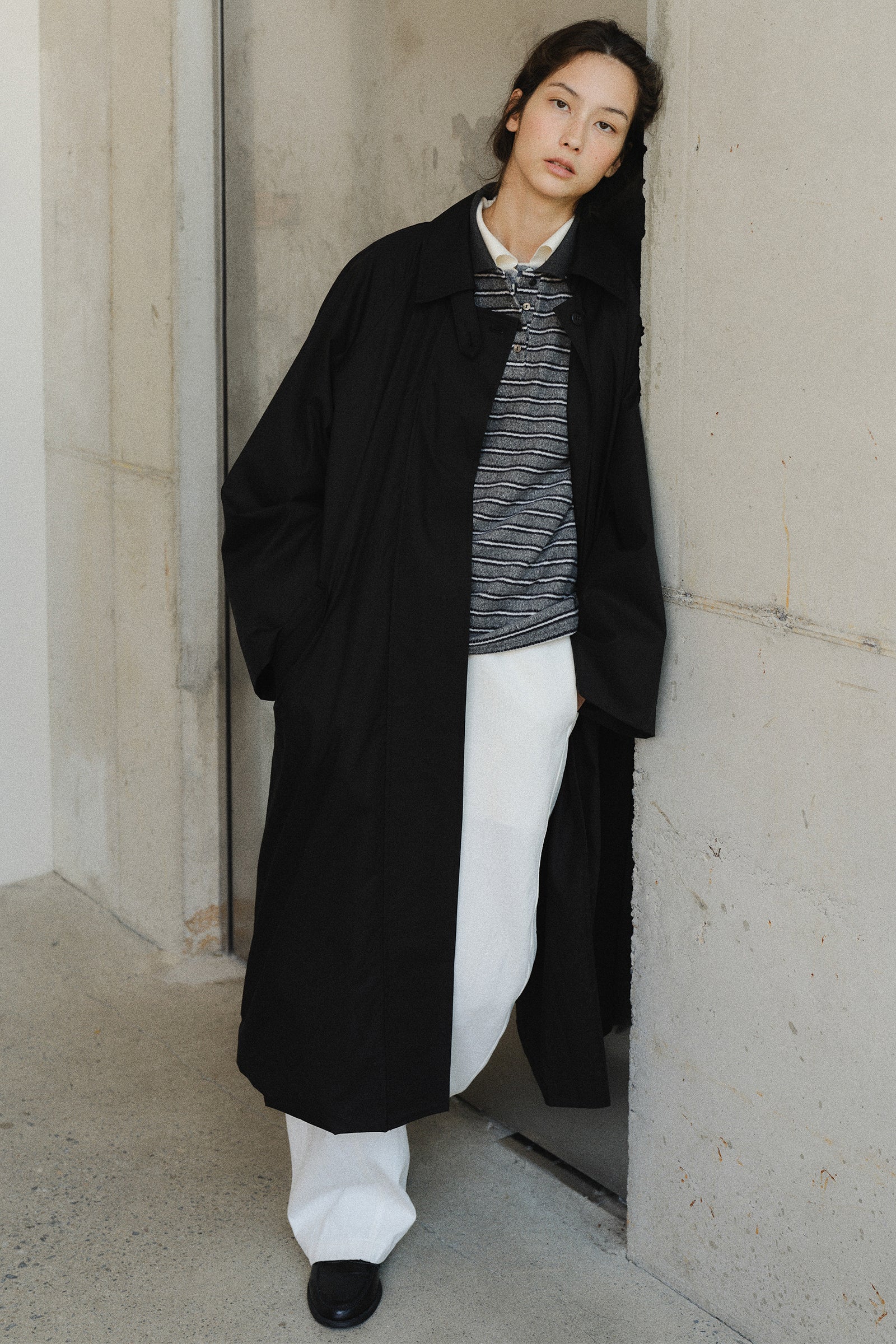 TRENCH DOUBLÉ NOEL_NOIR