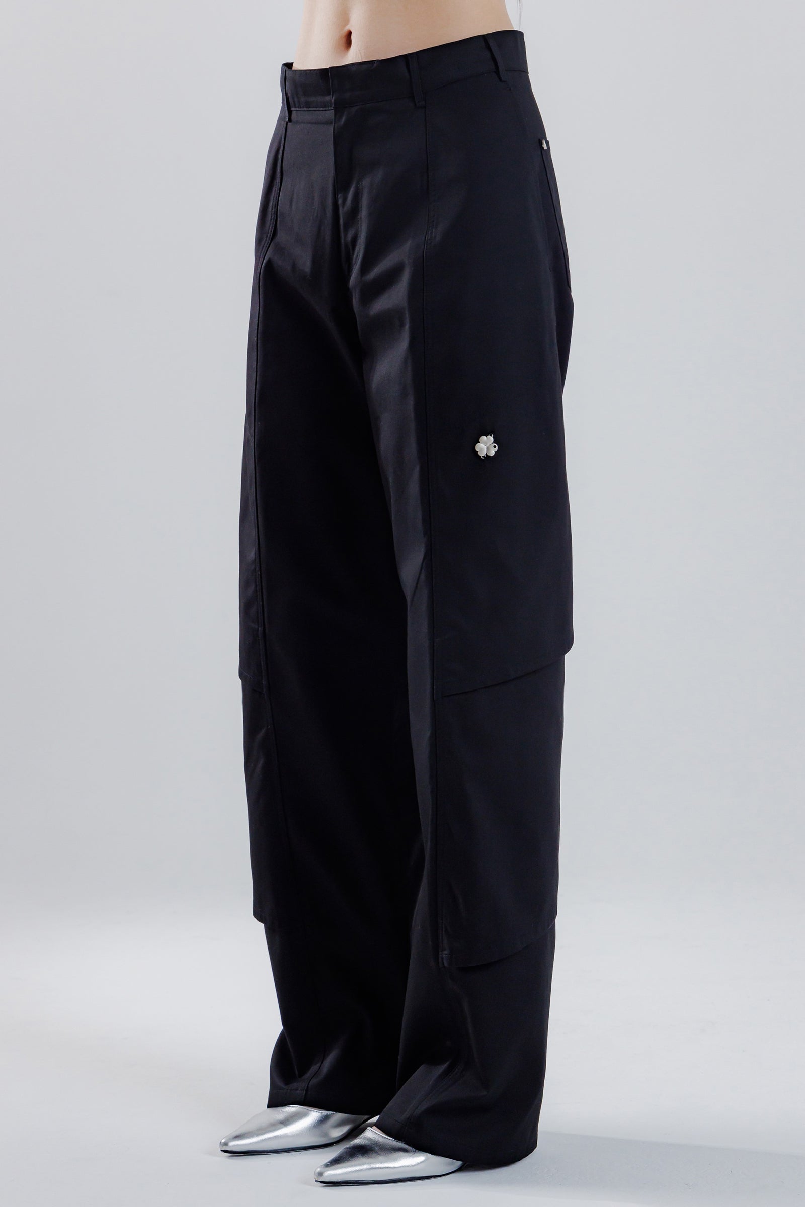 MULTI LAYERED PANTS_BLACK