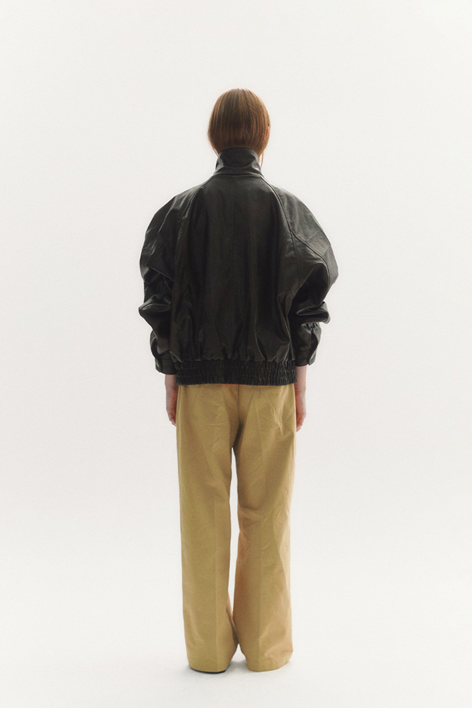 UTILITY LEATHER JACKET_BROWN