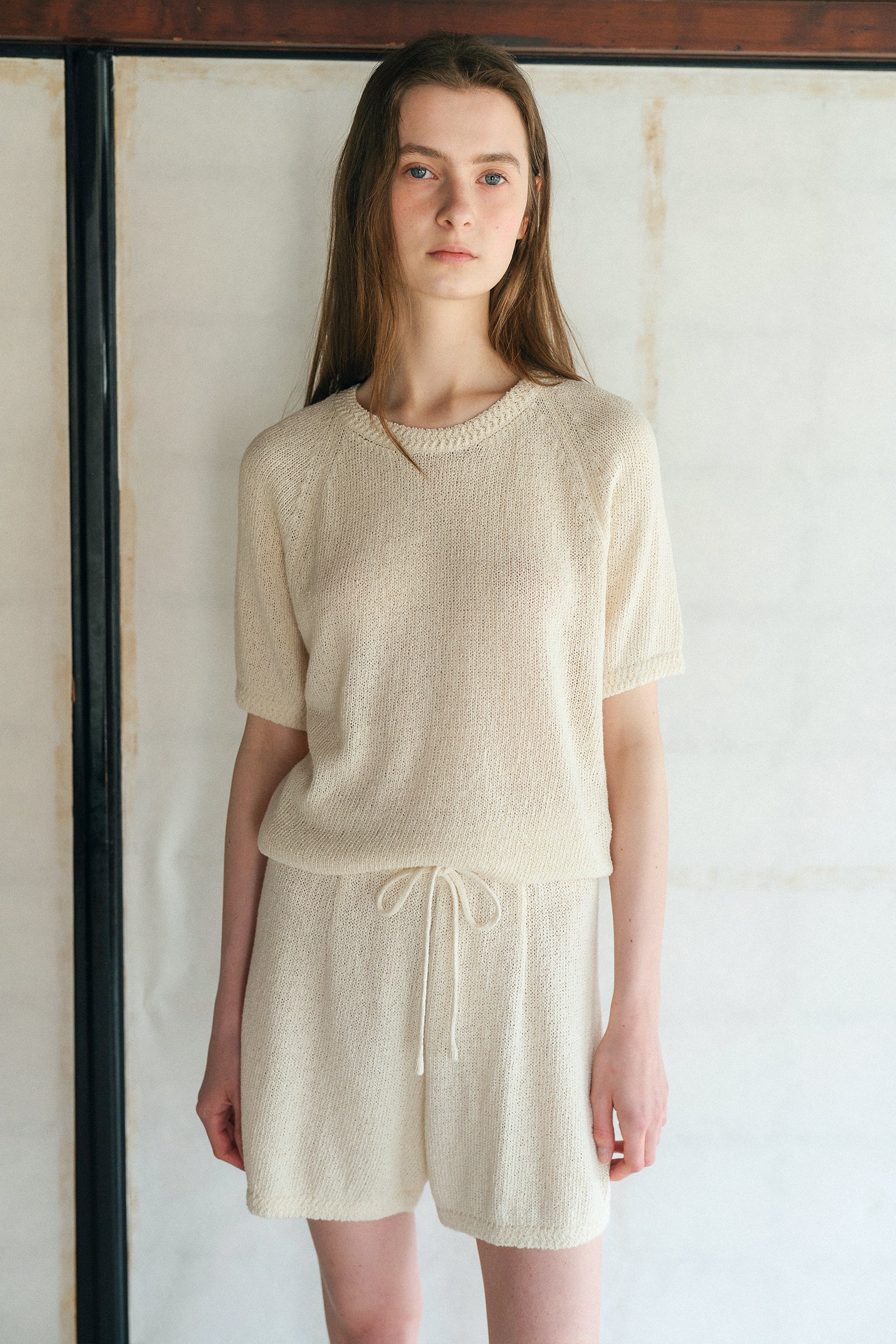 HARRIETTE KNIT TOP_CRÈME