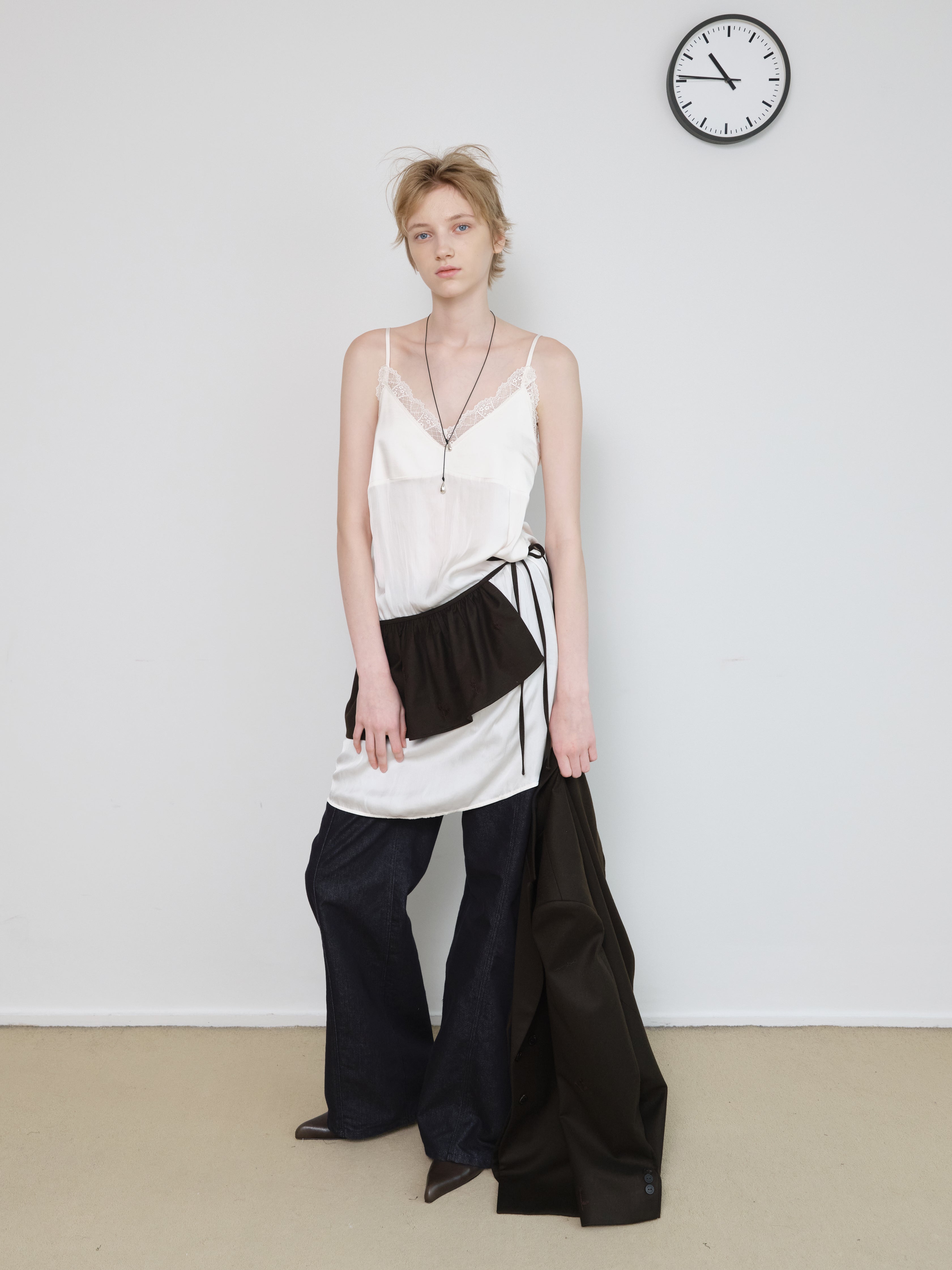 LACE SLIM SLIP DRESS_CREAM