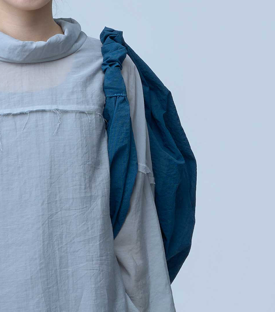 MID TANGLE TWIST BAG_BLUE