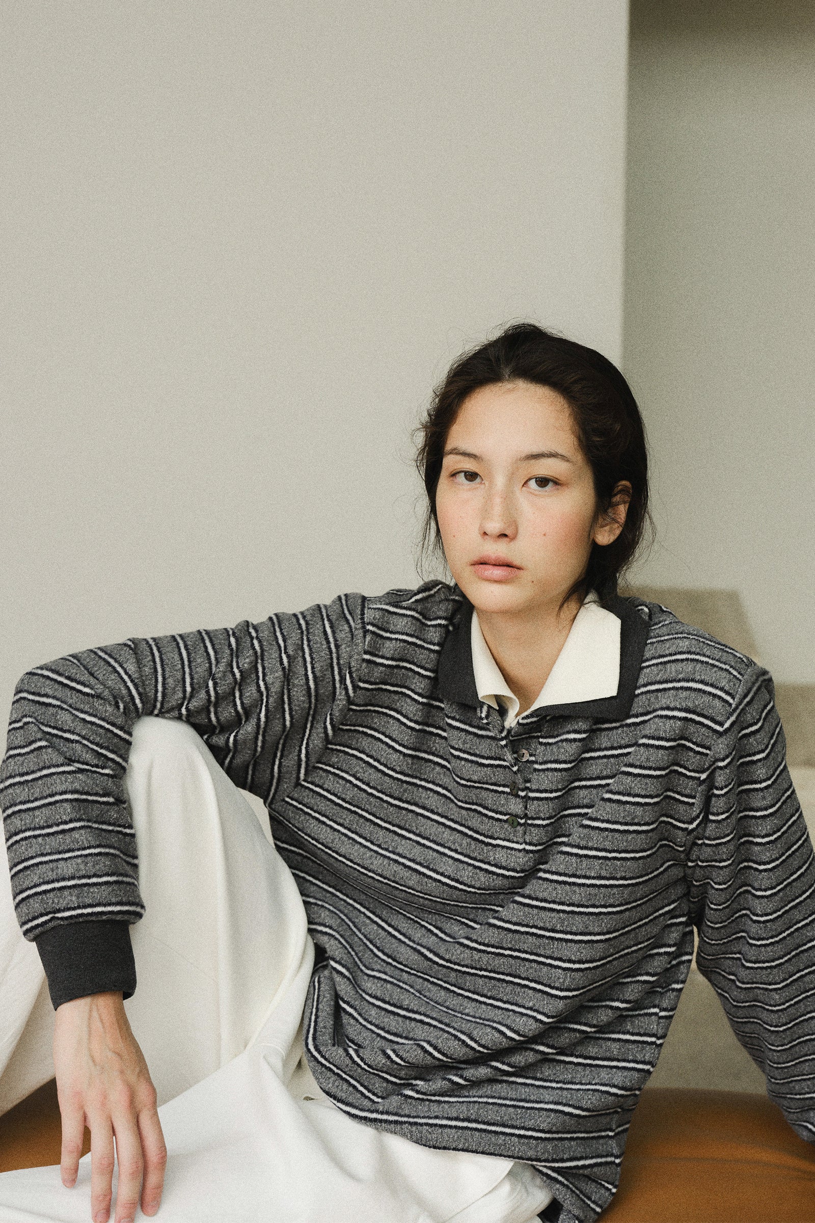 HARRY STRIPE T-SHIRT_GREY