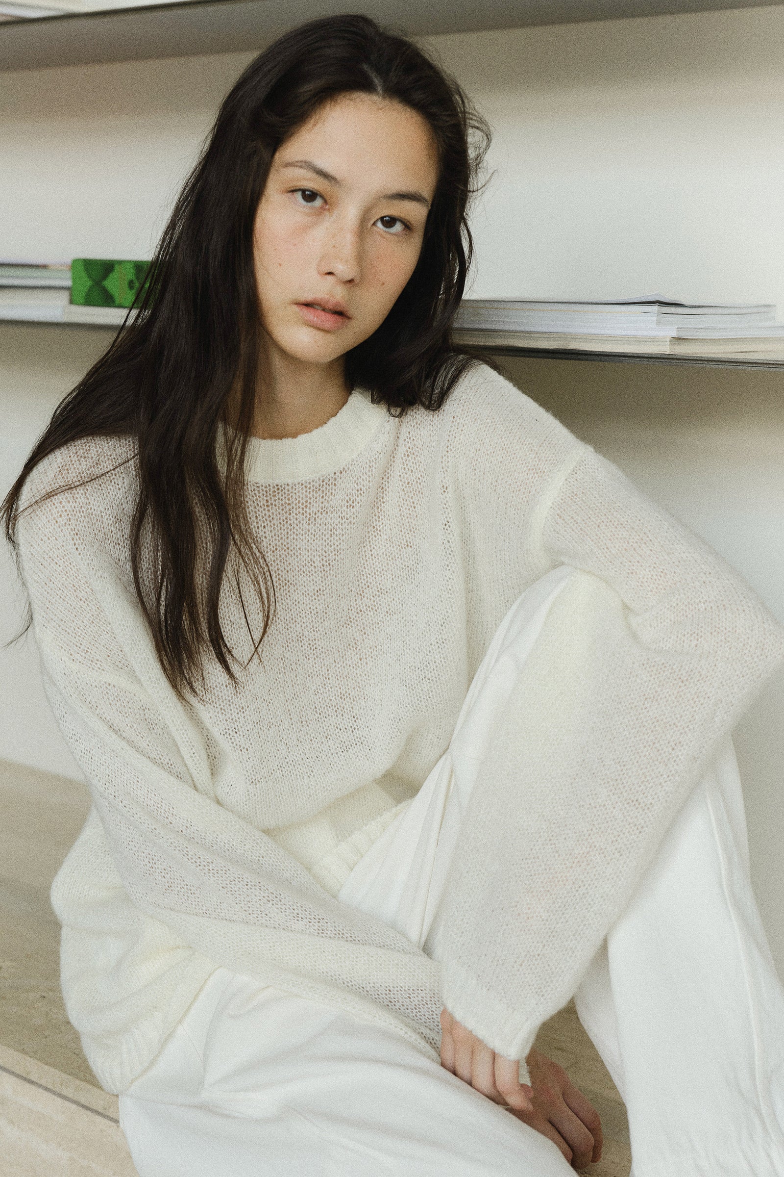 POND MOHAIR KNIT_IVORY