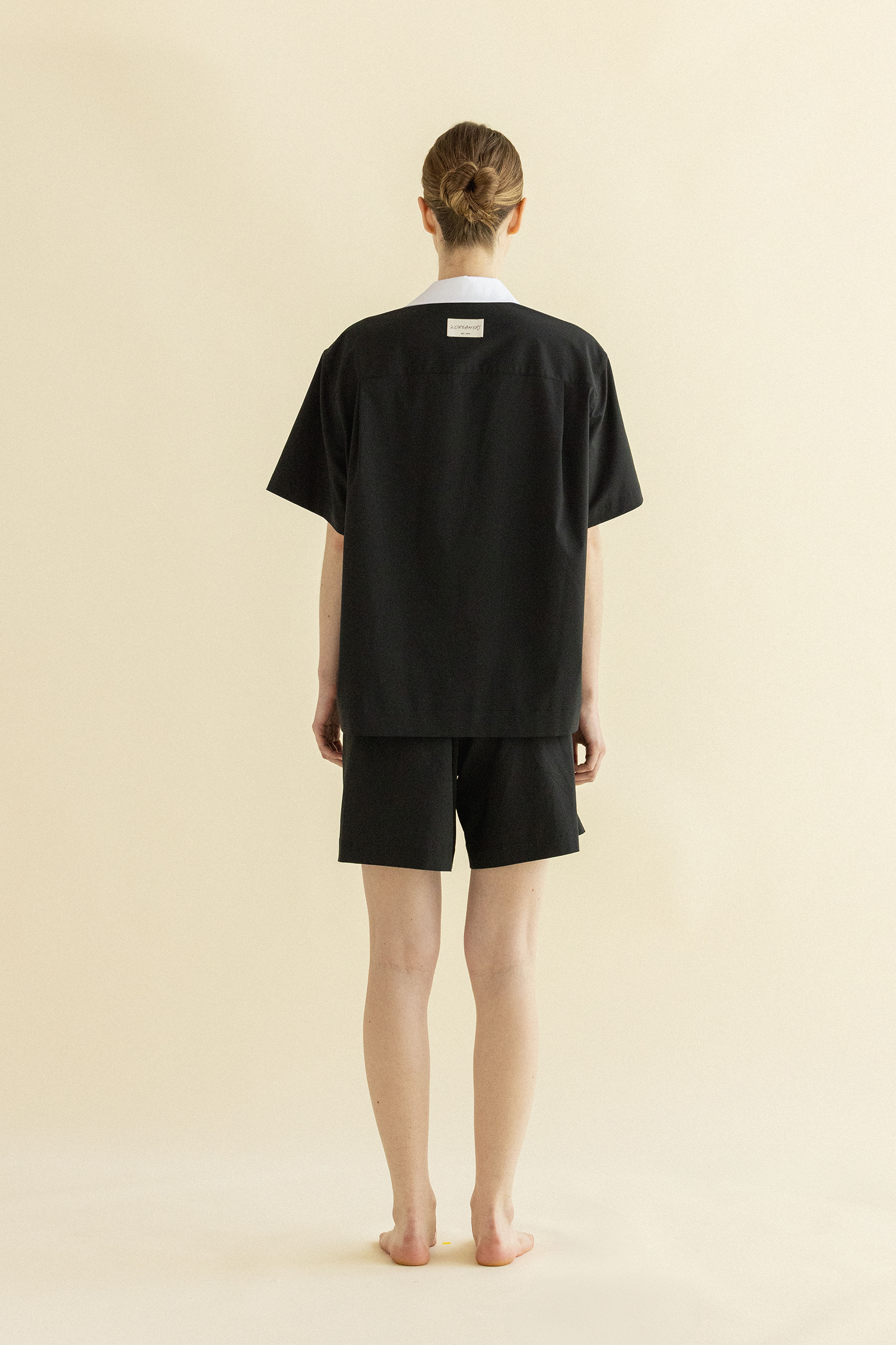 MONO BLACK PAJAMAS SET UP_BLACK