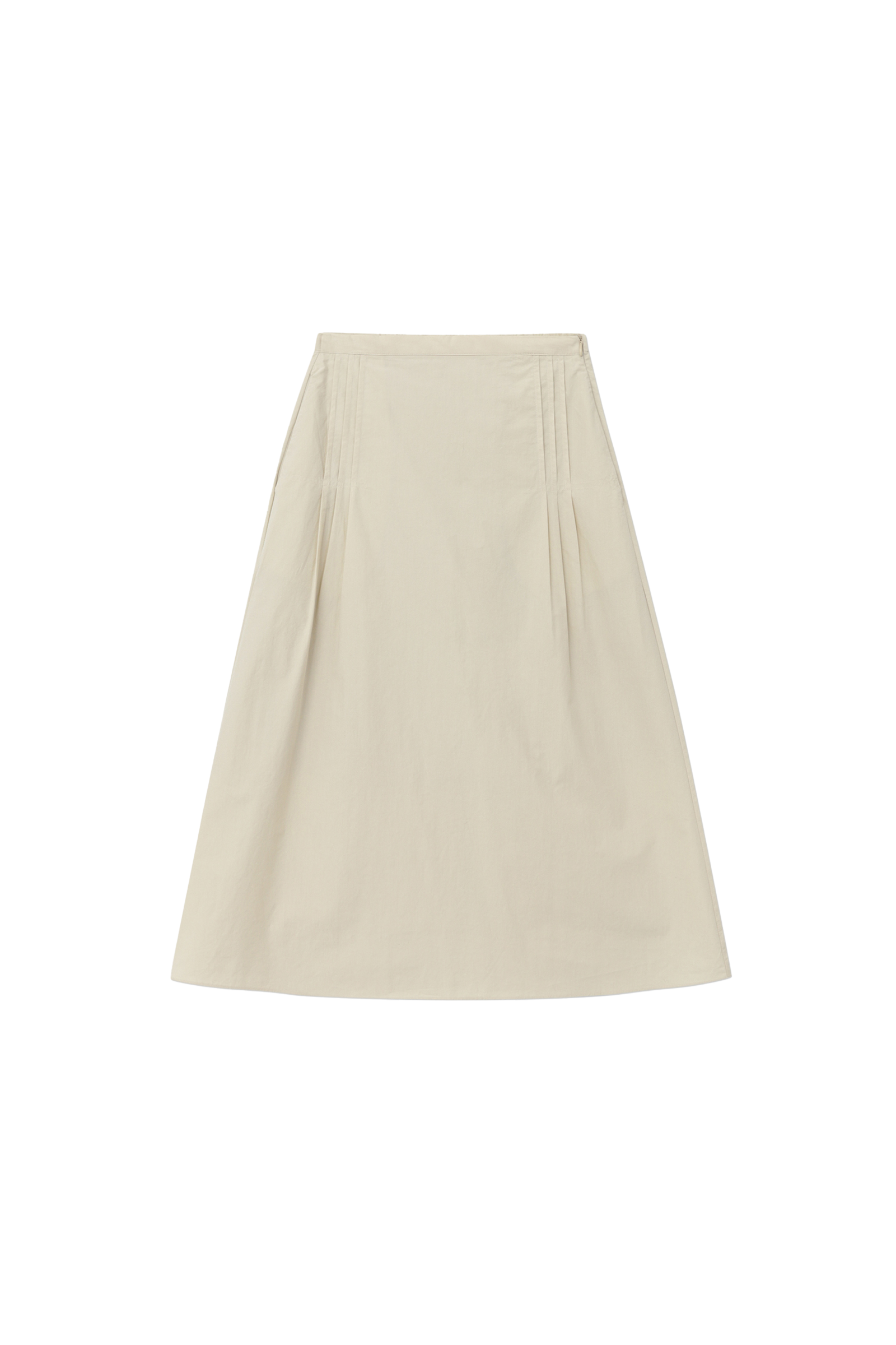 ANNET PINTUCK SKIRT_BEURRE