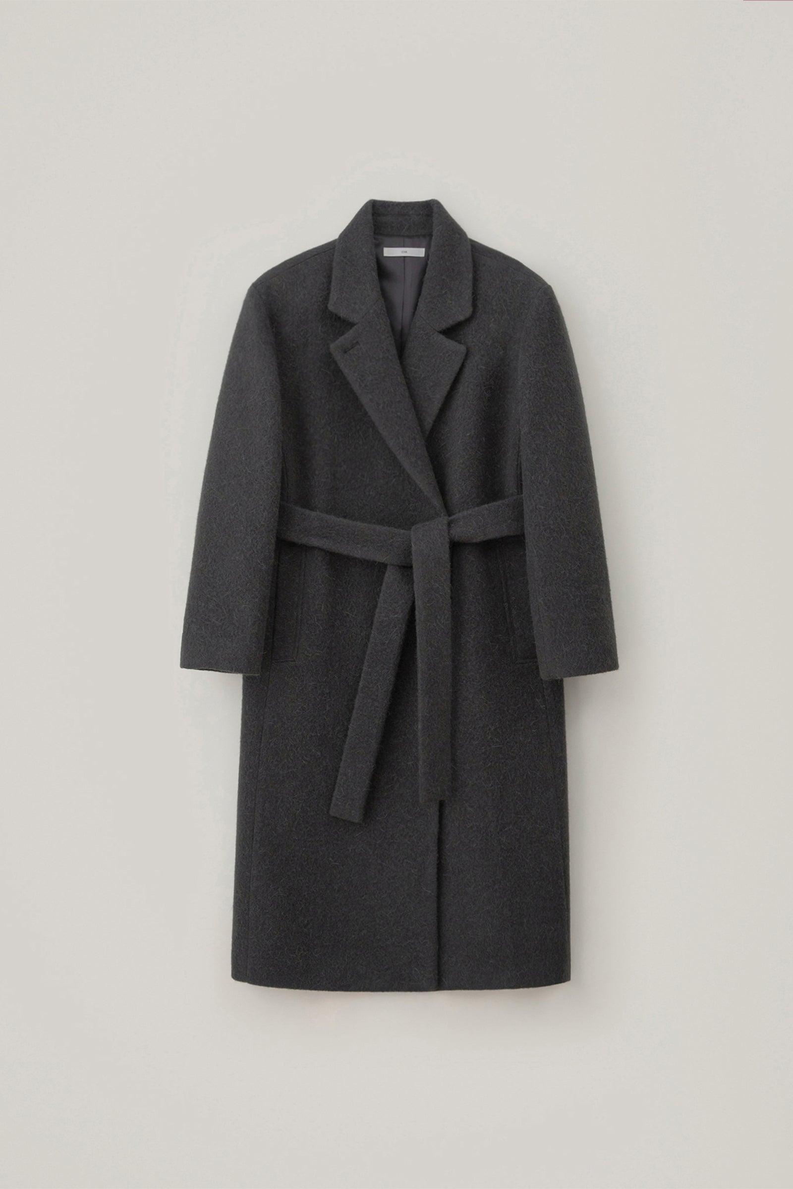 ALPACA DOUBLE COAT_CHARCOAL