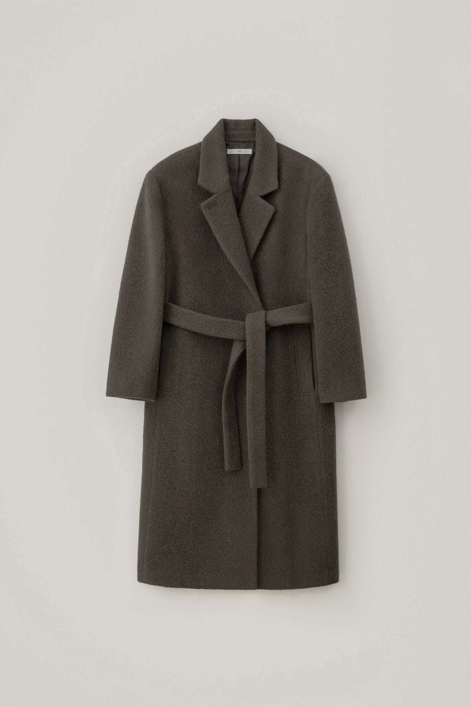 ALPACA DOUBLE COAT_KHAKI