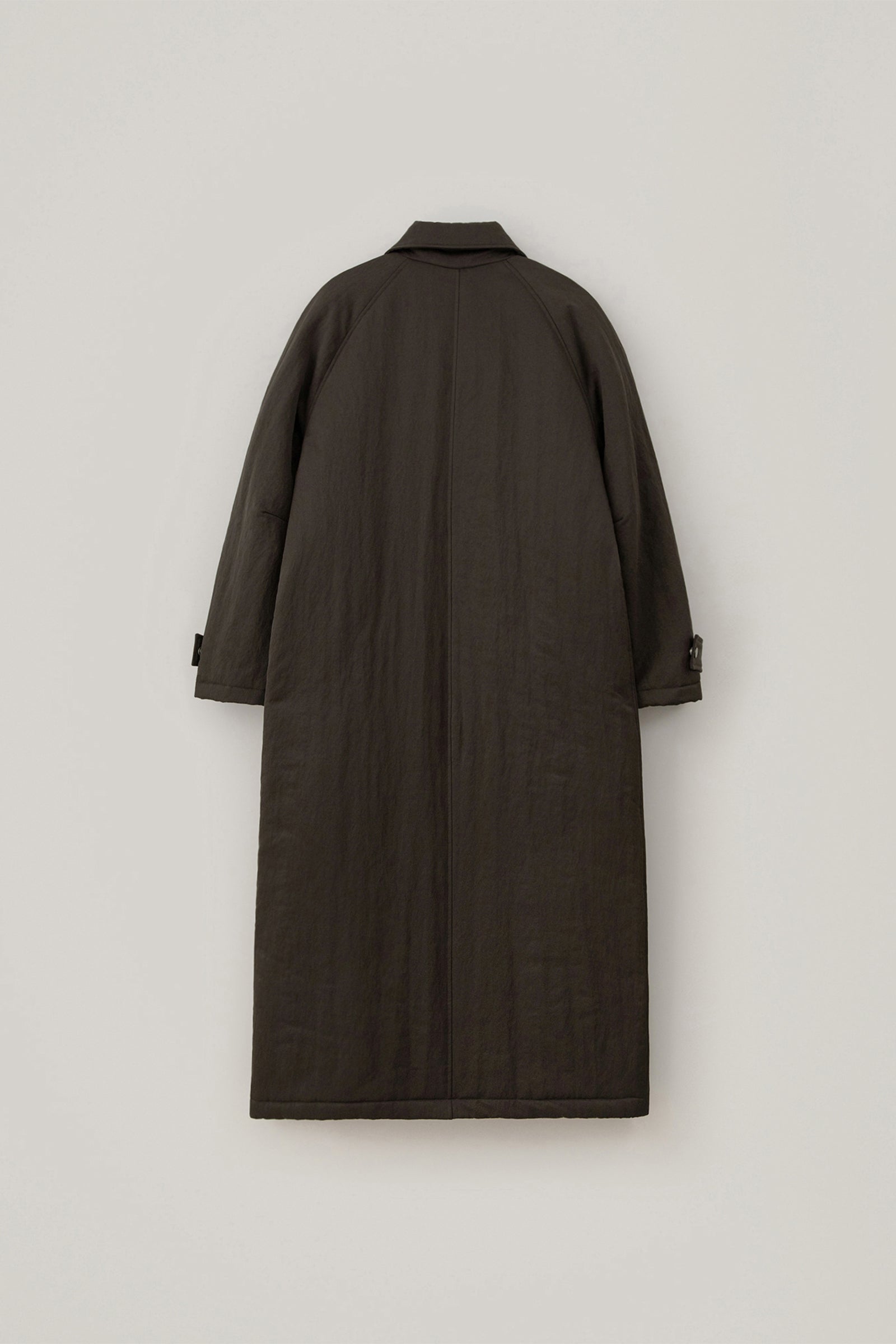 PADDED BALMACAAN COAT_DARK BROWN