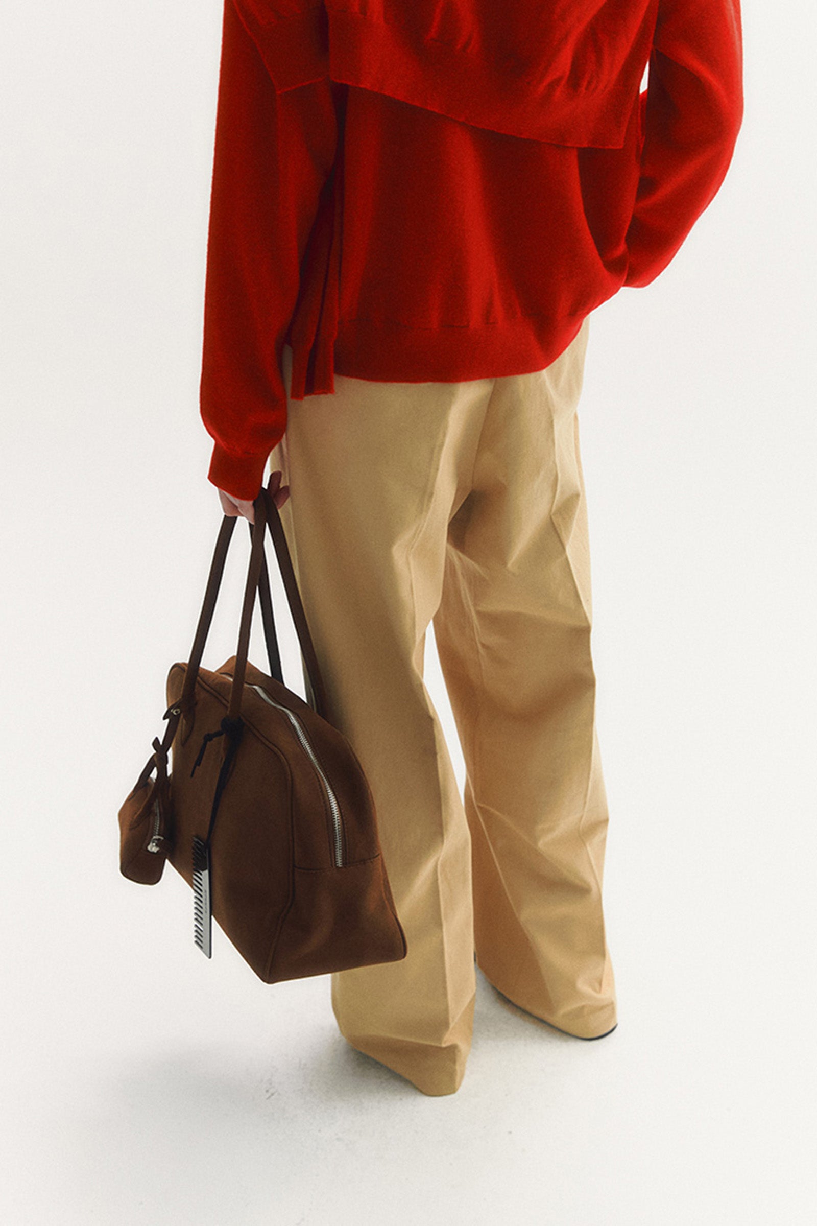 CLASSIC COTTON TROUSERS_BEIGE